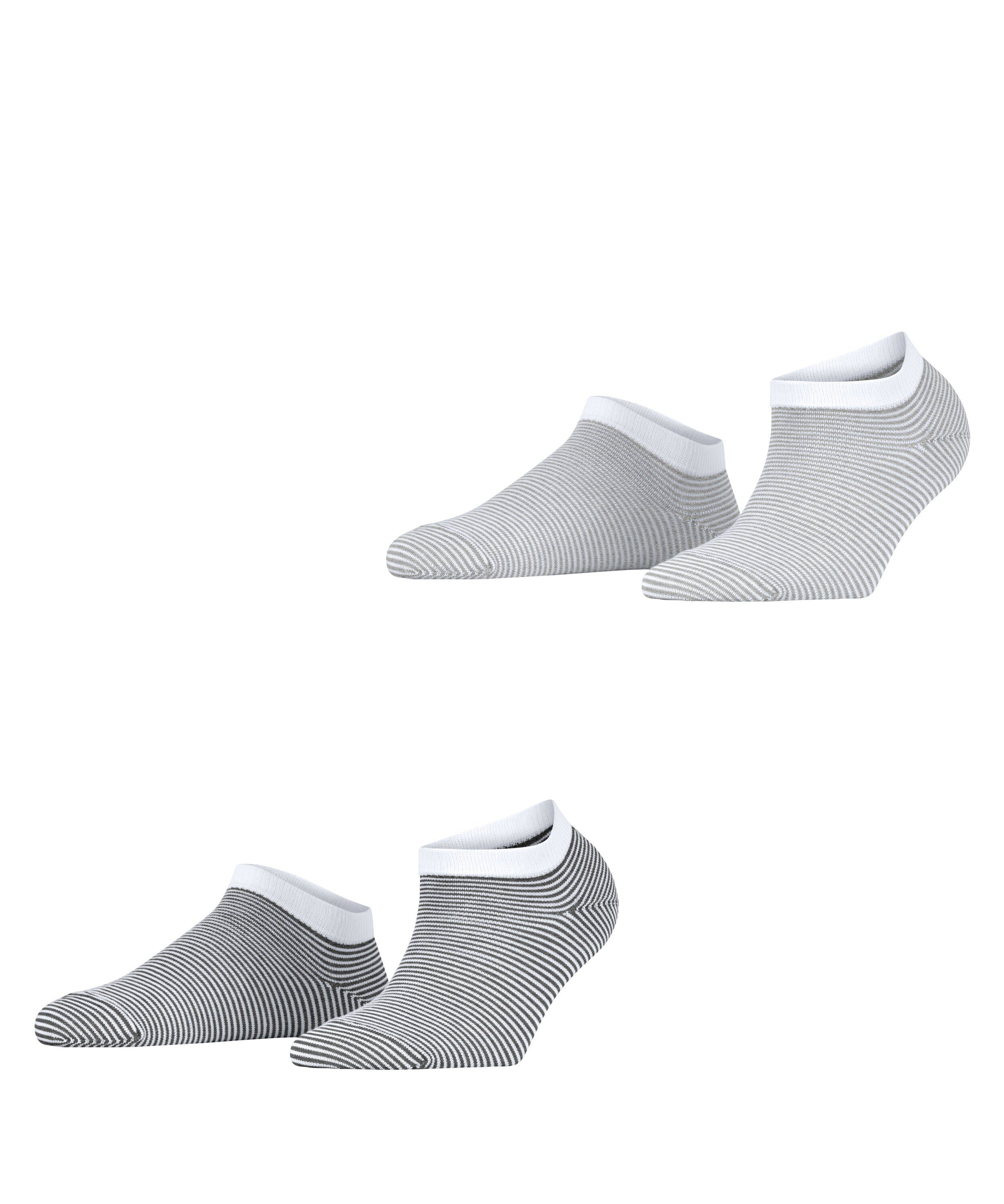 Esprit Sneakersocken Allover Stripe 2-Pack (2-Paar)
