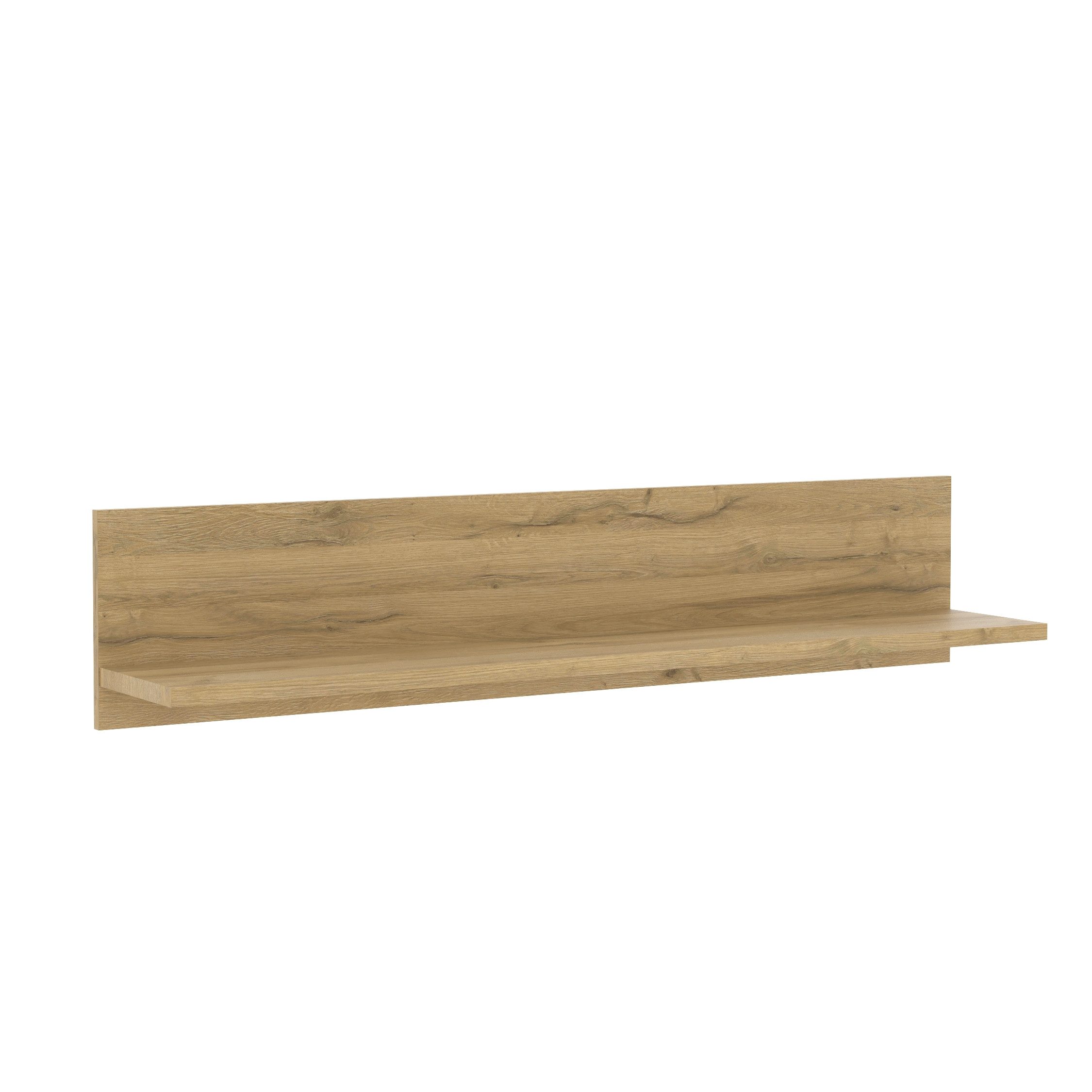 FORTE Wandboard in Alteiche Dekor - 125x25,6x21,9cm (BxHxT)