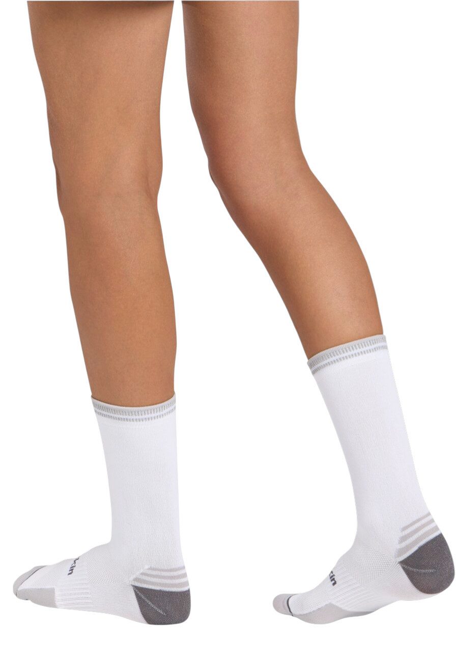 Jack Wolfskin Socken Tagessocke Prelight CL Crew (Merinowolle-Mischung, atmungsaktiv) weiss