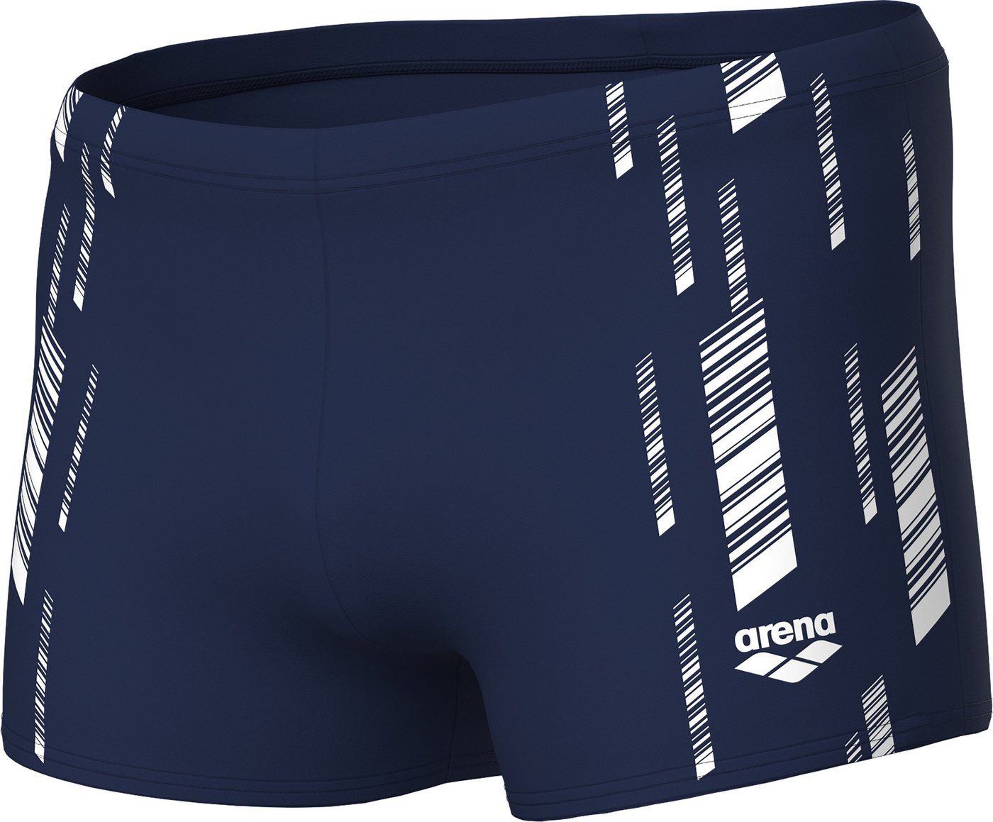 Arena Badeshorts MEN'S ARENA GRAPHIC SWIM SHORT NAVY-WHITE