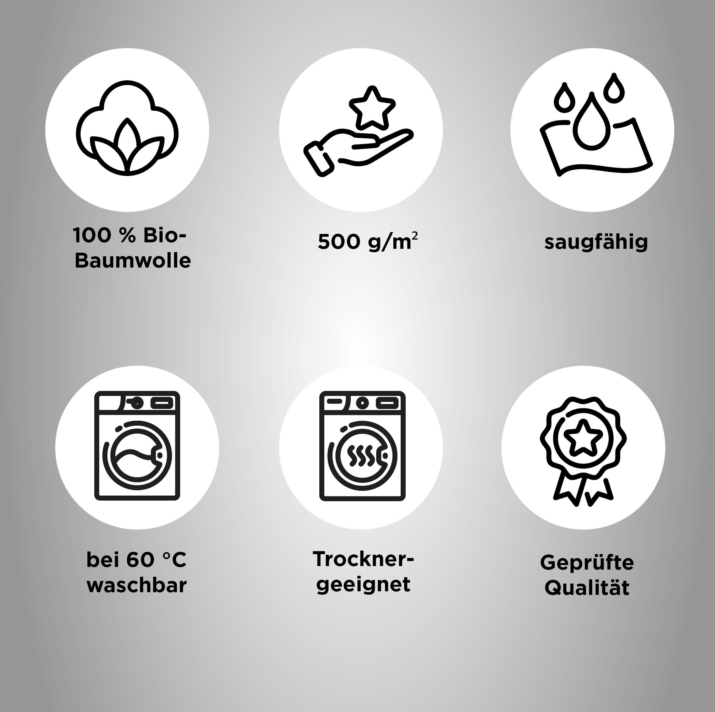 Dyckhoff Duschtuch Nature, Frottier (1-St)