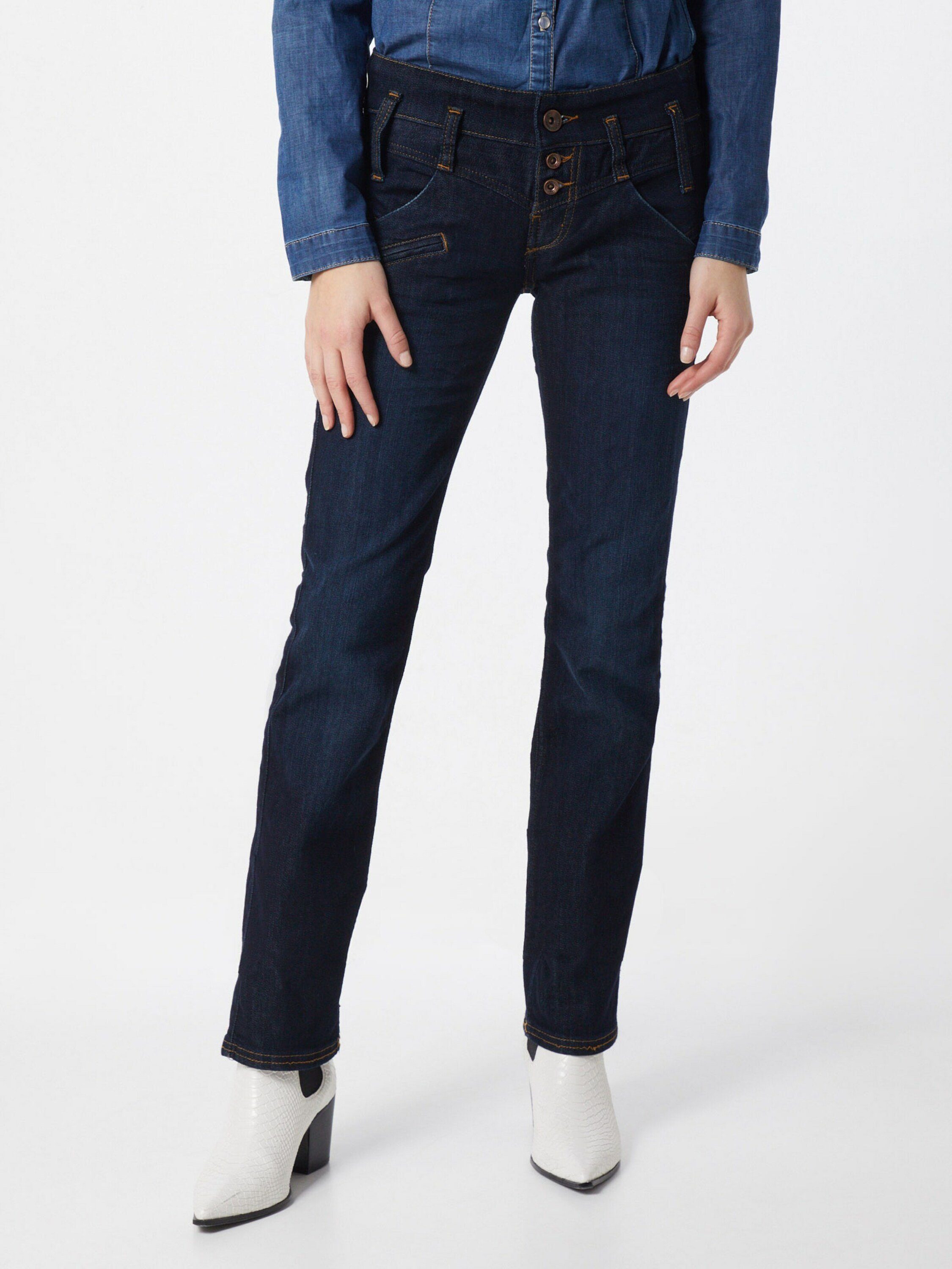 Freeman T. Porter Slim-fit-Jeans Amelie (1-tlg) Plain/ohne Details,  Gürtelschlaufen