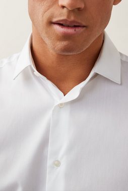 Next Langarmhemd Pflegeleichtes Hemd Regular Fit, Doppelmanschette (1-tlg)