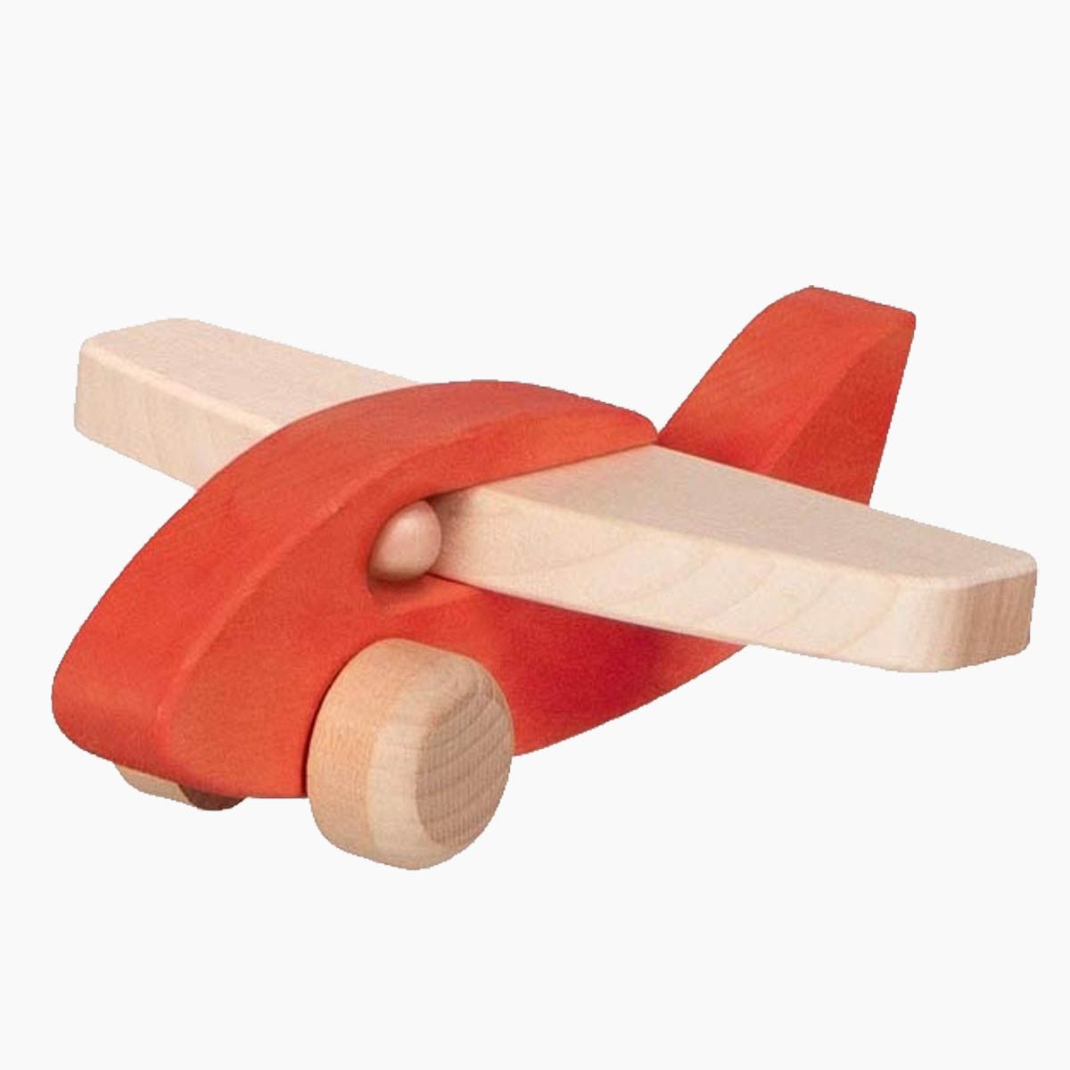 goki Spielzeug-Flugzeug Greiffahrzeug Flugzeug, Petits Pilotes, (Packung, 1-tlg., set), geschwungene Formen und schöne Lasurfarben