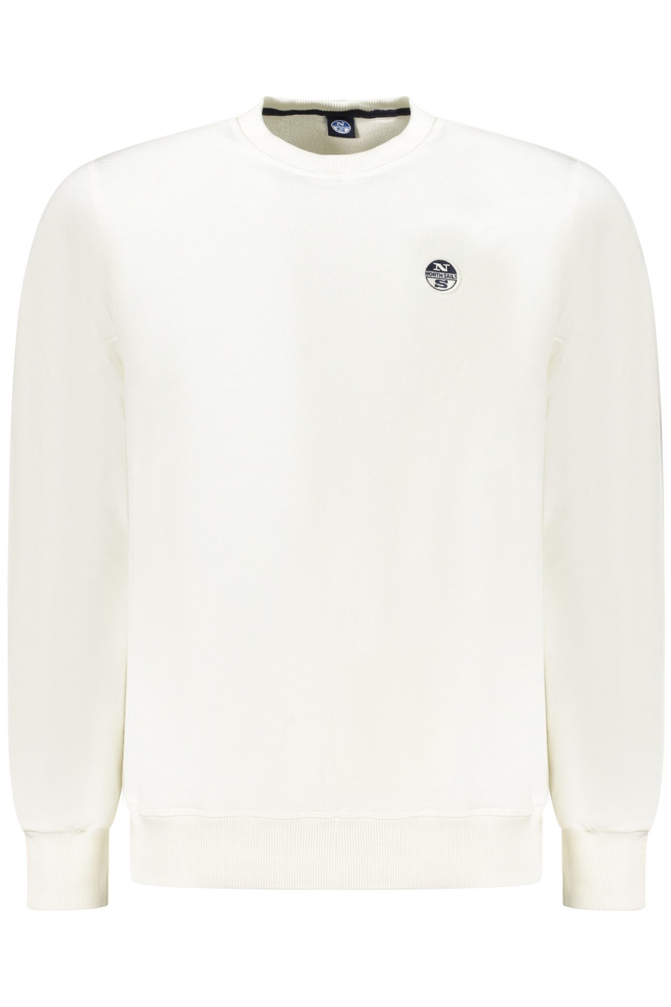 North Sails Sweatshirt Herren Sweatshirt Weiß - Langarm, Rundhals