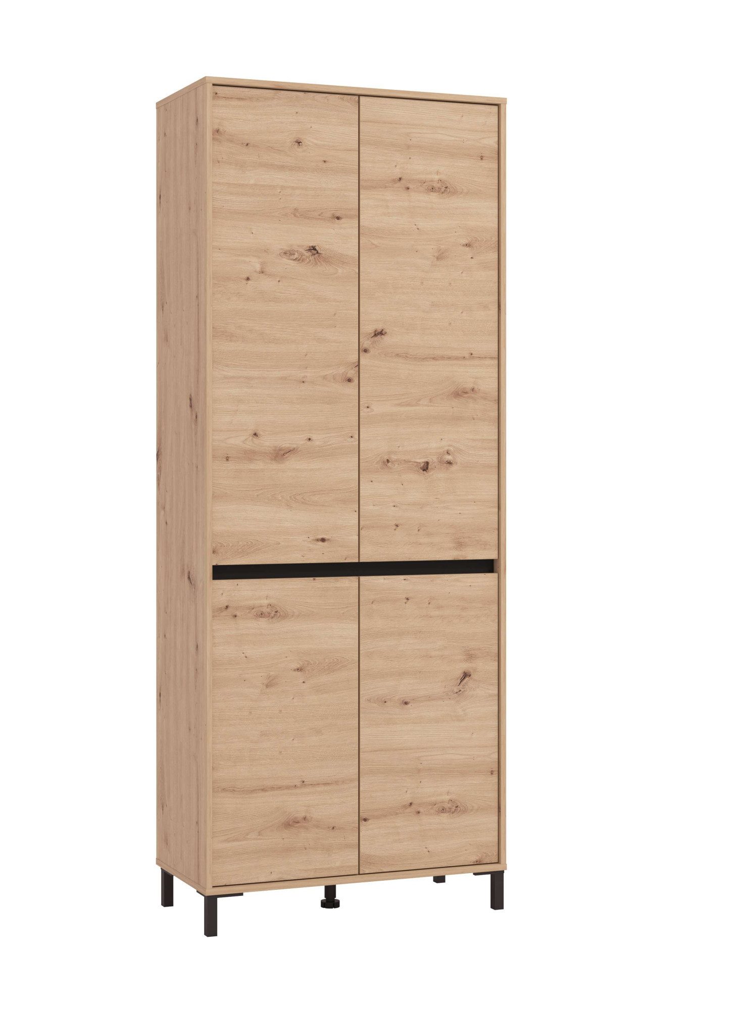 Home affaire Schuhschrank Flannan, Schuhregal, Schuhkommode, Gesamthöhe 205,5 cm acht Regale und eine Schublade, Gesamtbreite 80 cm – Bild 4 von 5
