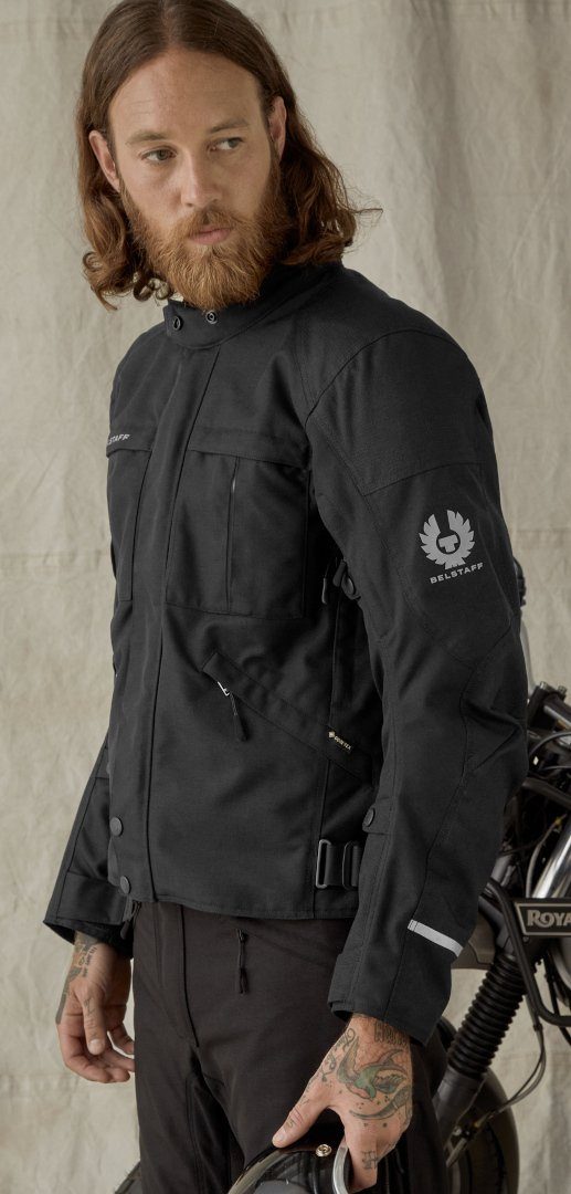 Belstaff Motorradjacke Highway Motorrad Textiljacke Rückenprotektor enthalten,herausnehmbares Innenfutter,wasserdicht
