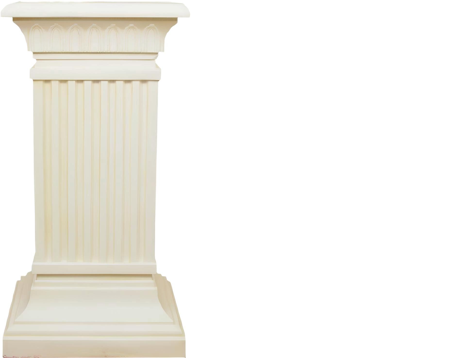 JVmoebel Skulptur Griechischer Antik Stil Säulen Säule Kolumne Blumen Ständer Deko 1061, Made in Europa