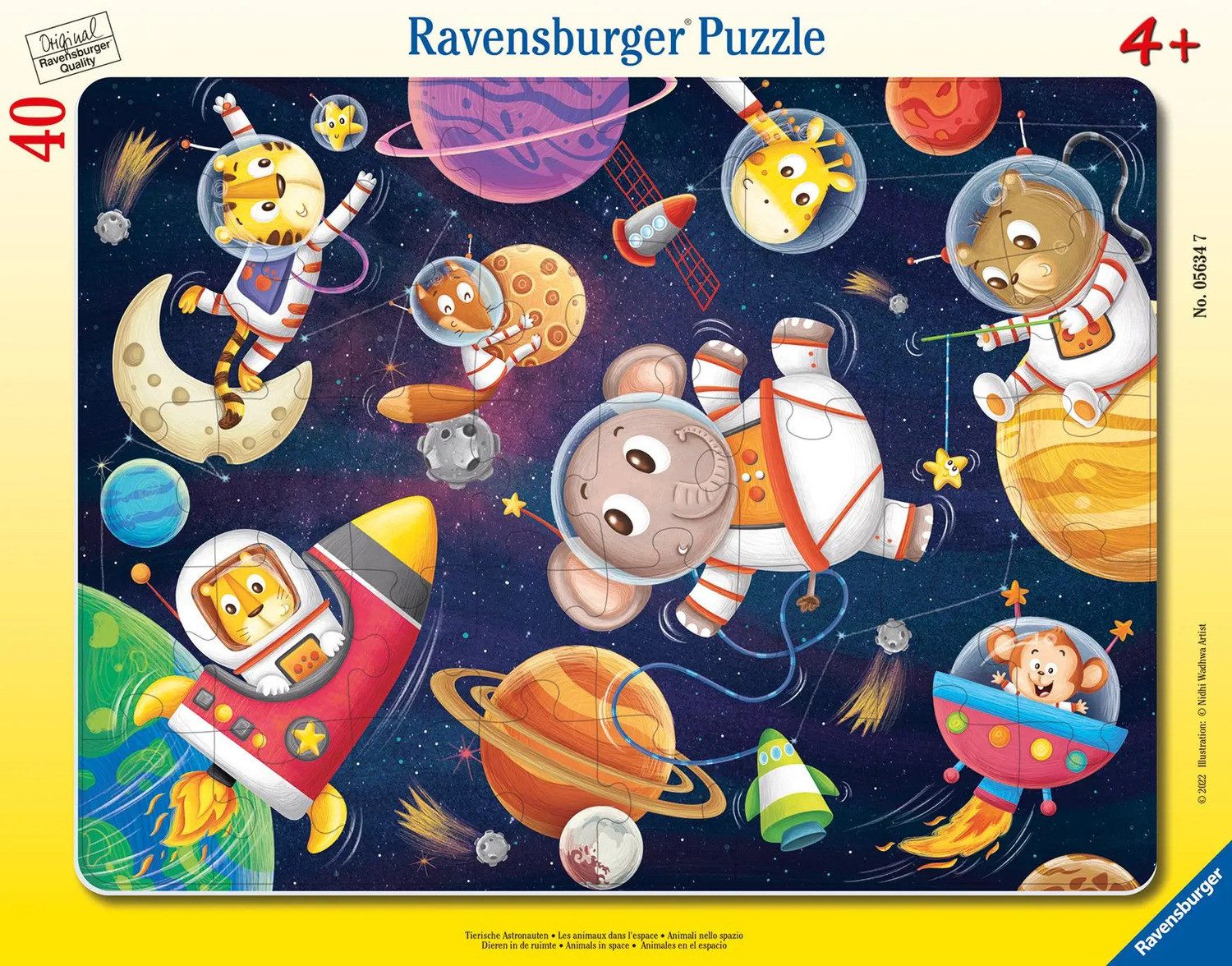 Ravensburger Puzzle Ravensburger Kinderpuzzle - Tierische Astronauten - 30- günstig online kaufen