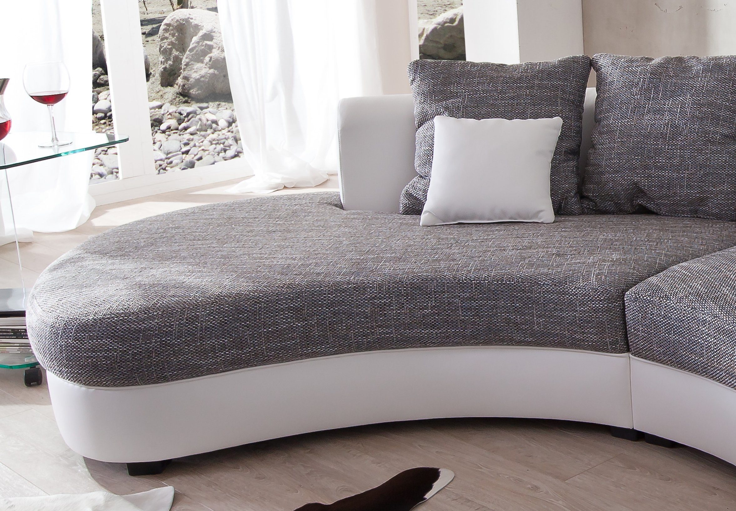 Home affaire Ecksofa Limoncello organische Formensprache, L-Form, ergonomische Form