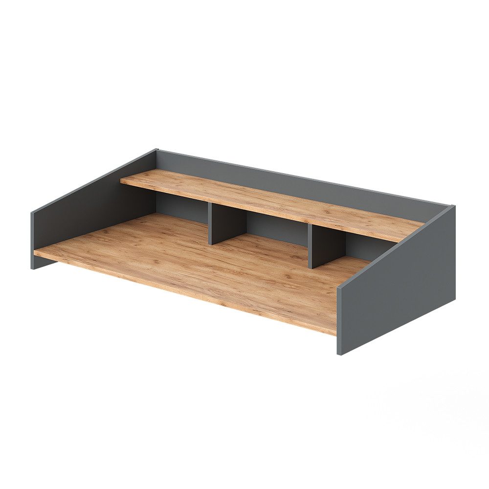 Vicco Waschmaschinenumbauschrank Viktor, Goldkraft Eiche/Anthrazit, 127.2 x 30 cm (1-St) – Bild 2 von 5