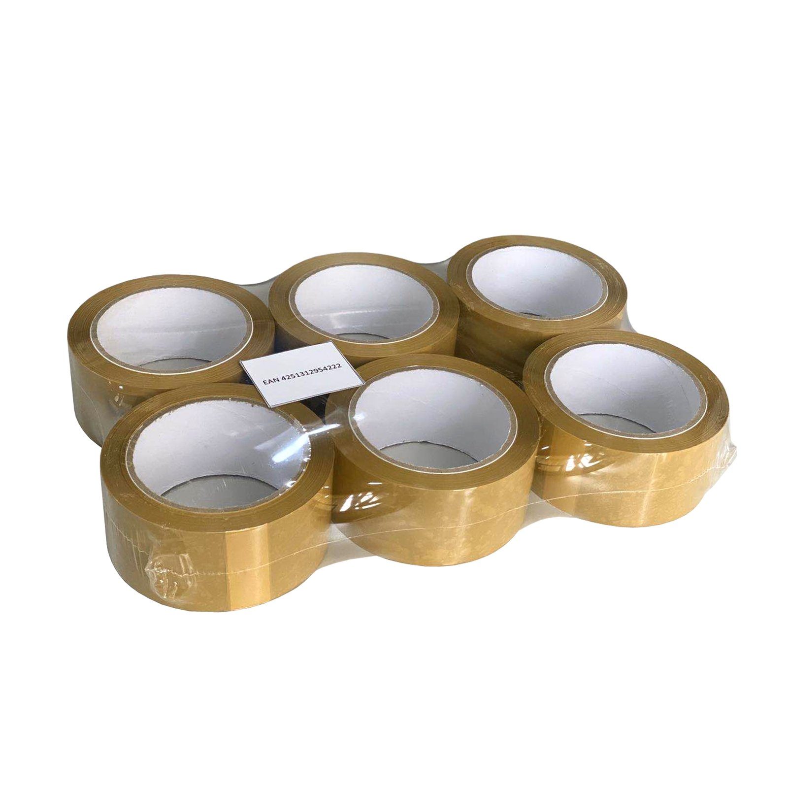 HTI-Line Klebeband Paketklebeband 6er Pack (Set, 6-St., 6 Rollen) Klebeband günstig online kaufen