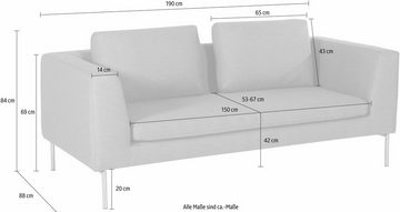 Alte Gerberei 2-Sitzer Ellena, inklusive Rückenkissen