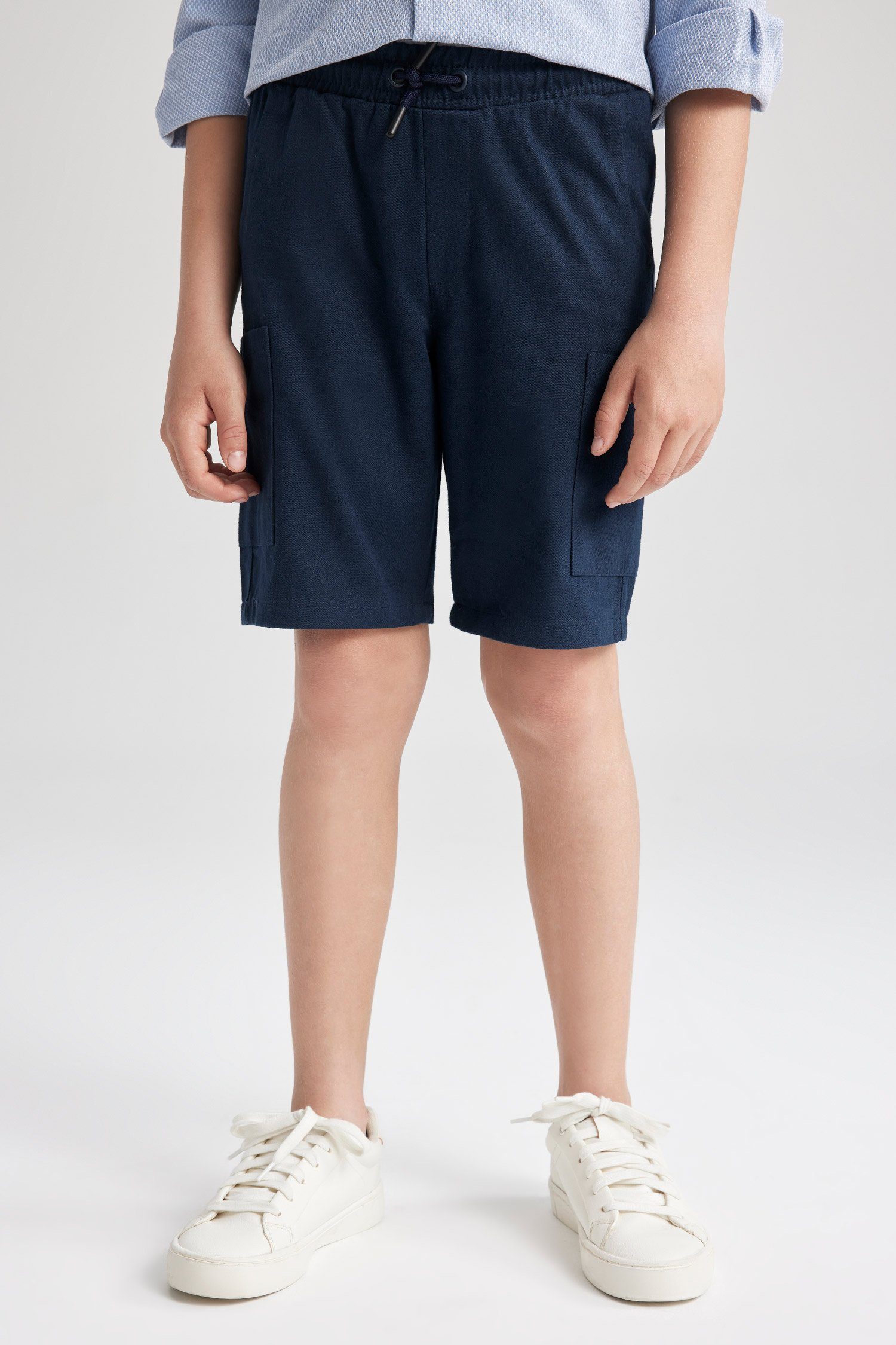 DeFacto Marineblau FIT Shorts Jungen REGULAR Shorts