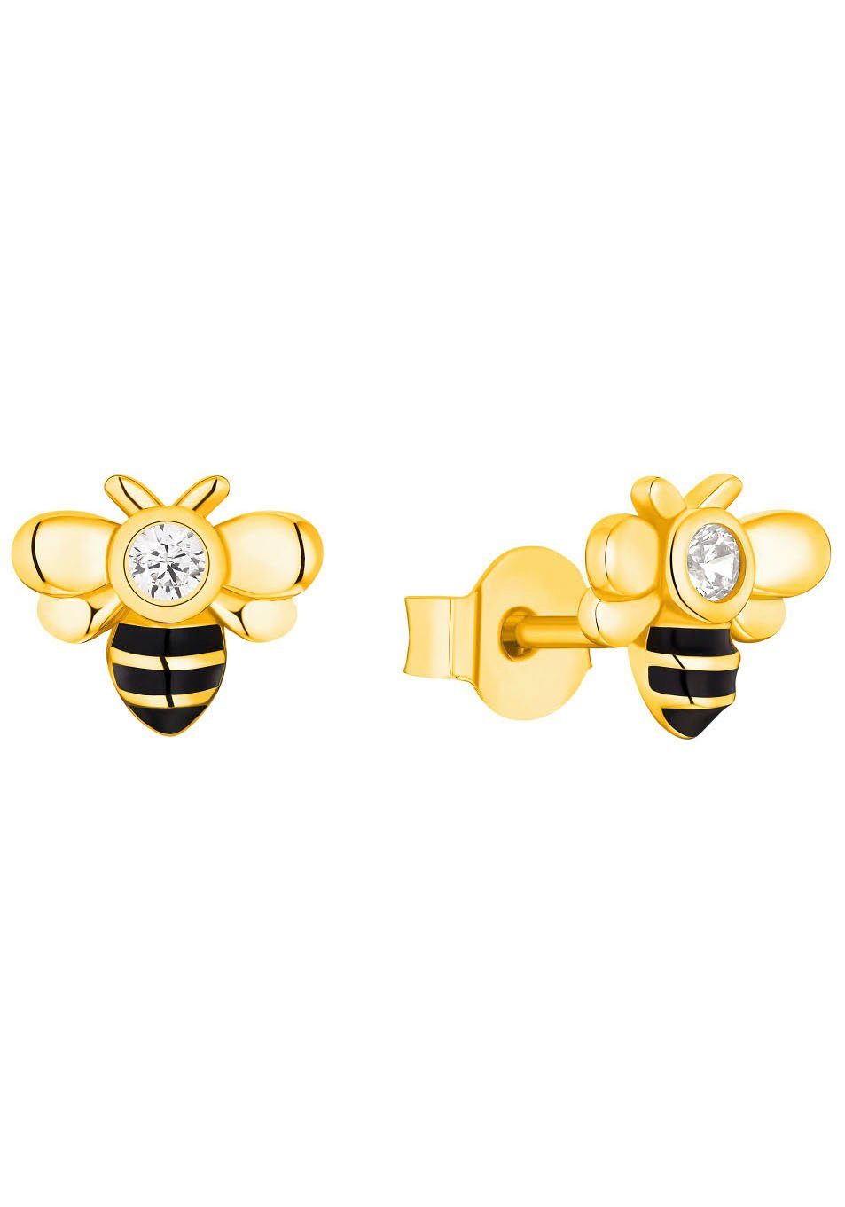 Prinzessin Lillifee Paar Ohrstecker Bee, mit Zirkonia (synth)
