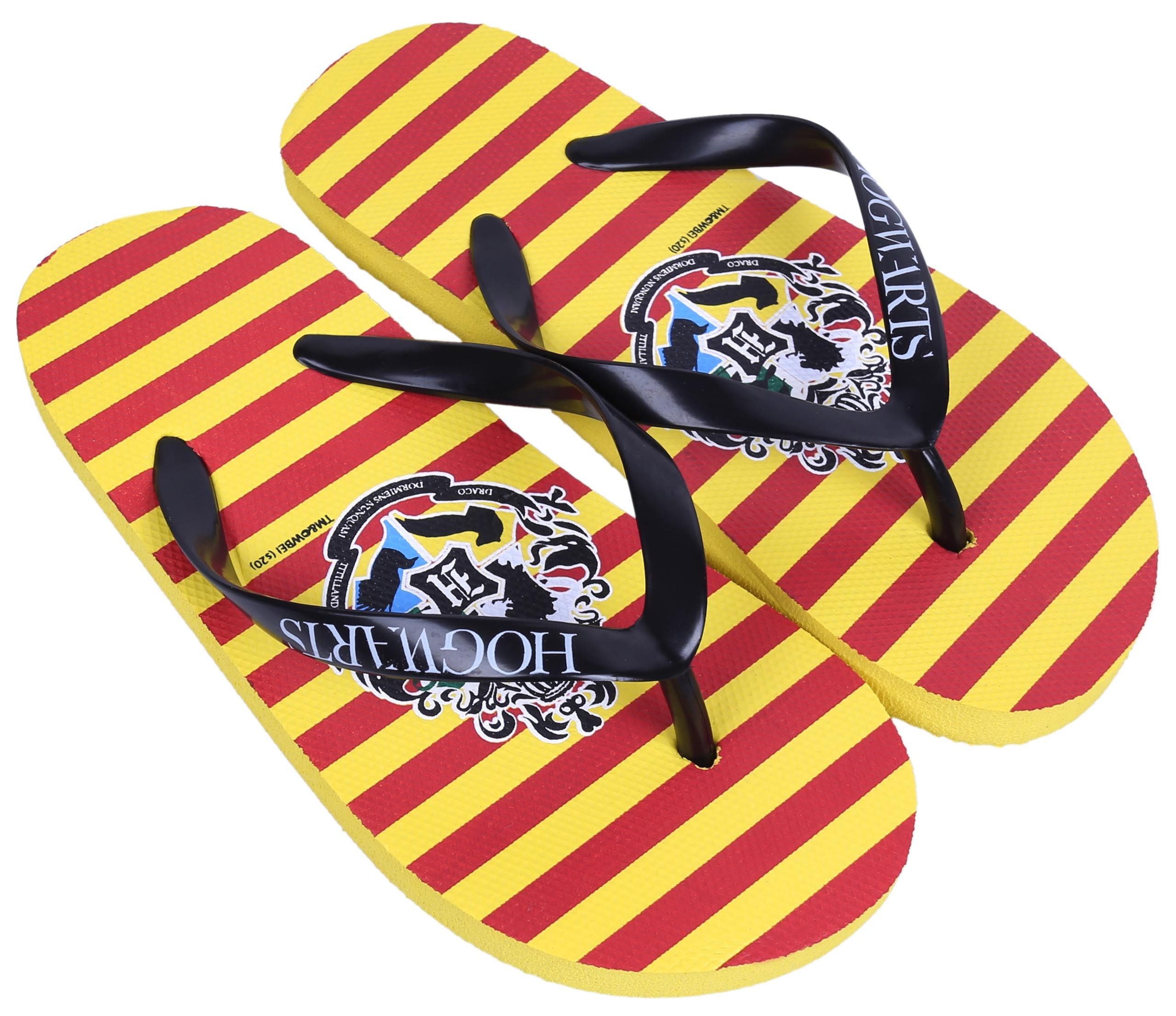Harry Potter Gelbe Flip-Flops rot gestreift Harry Potter 32-33 EU Badezehentrenner