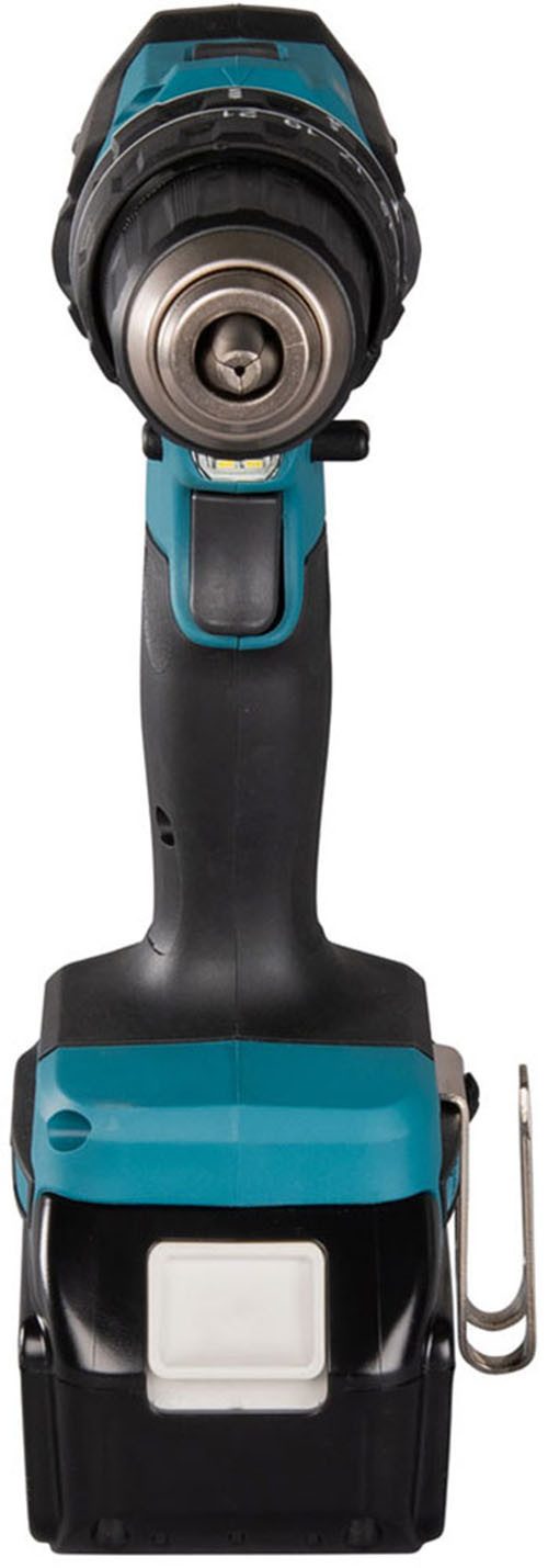 Makita Akku-Schlagbohrschrauber DHP485RTJ, max. 1900 U/min, mit 2 Akkus 18 V/5 Ah und Ladegerät, inkl. Aufbewahrungskoffer – Bild 4 von 5
