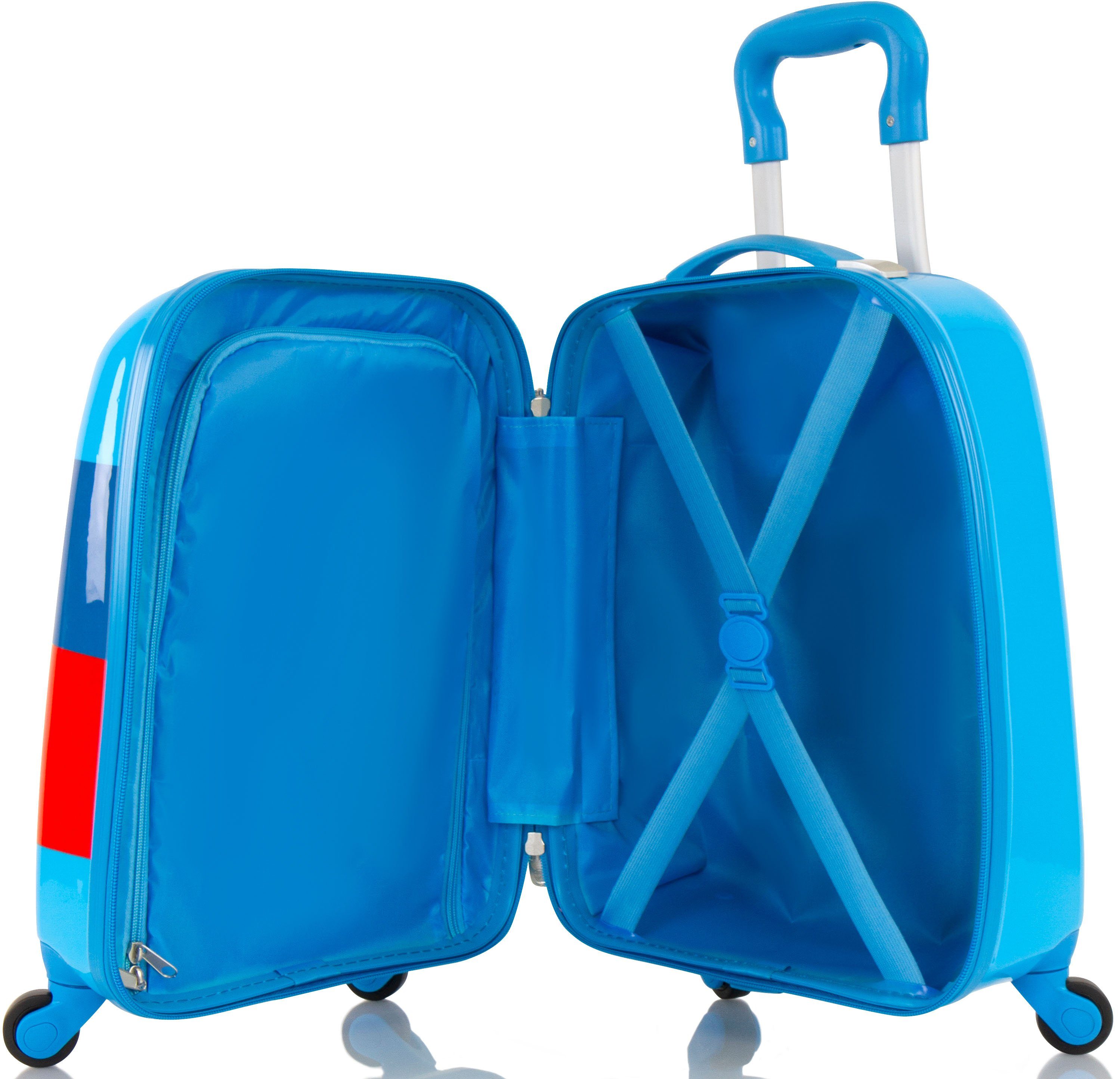 Heys Kinderkoffer Paw Patrol, Blau, 4 Rollen, Heys Kindertrolley Handgepäck-Koffer