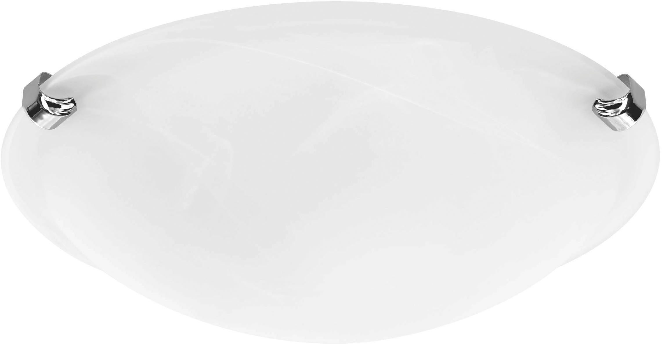 EGLO LED Deckenleuchte SALOME Deckenlampe, Wohnzimmerlampe, Beleuchtung, ohne Leuchtmittel, Deckenleuchte klassisch, aus Metall und Alabaster-Glas, E27, Ø 30 cm
