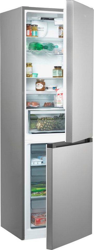 GORENJE Kühl-/Gefrierkombination RK6192AXL4, 185 cm hoch, 60 cm breit,  Umluft-Kühlung mit QuickCooling-Funktion