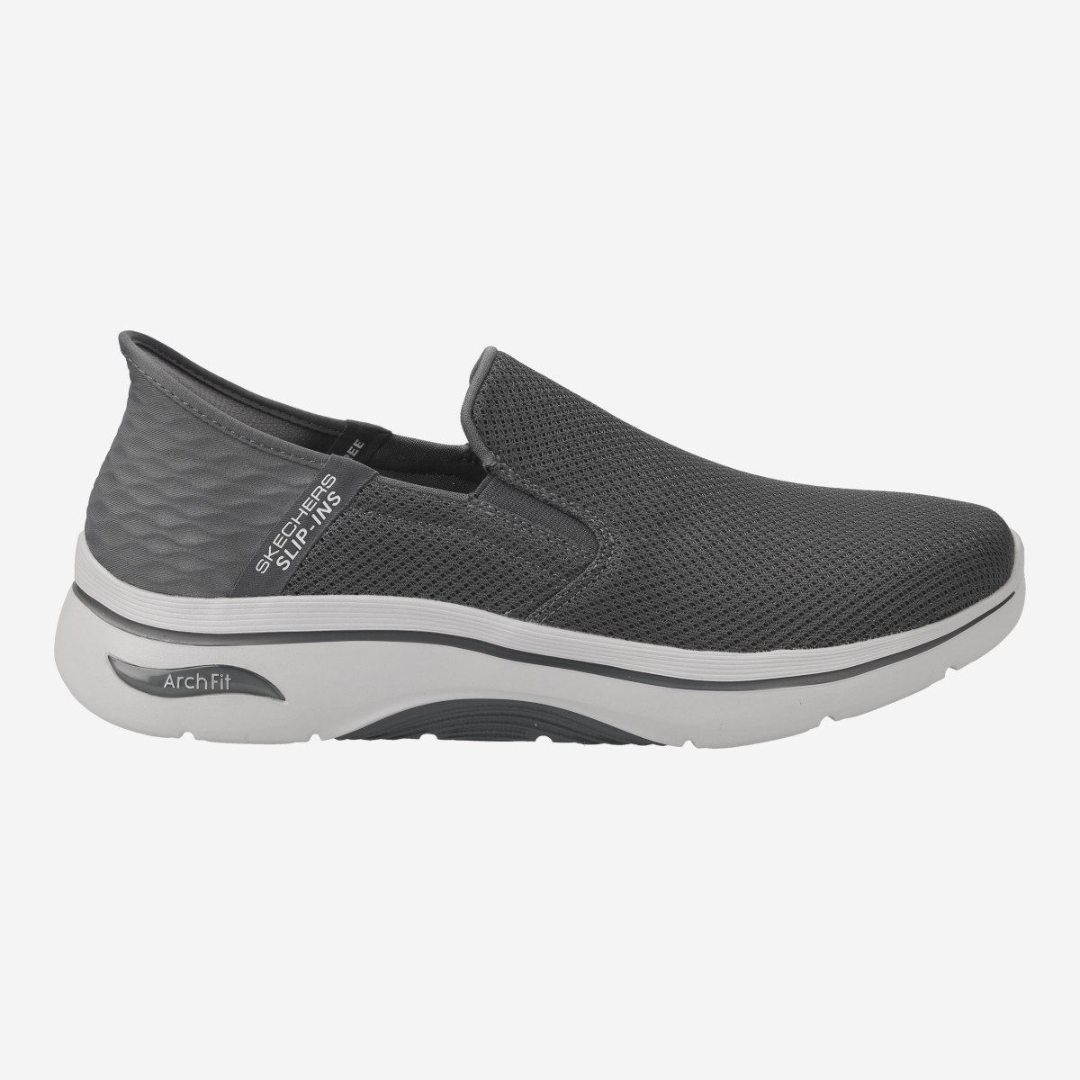 Skechers 216600 CHAR GO WALK ARCH FIT 2.0, Slipper in Grau für Herren Slipper