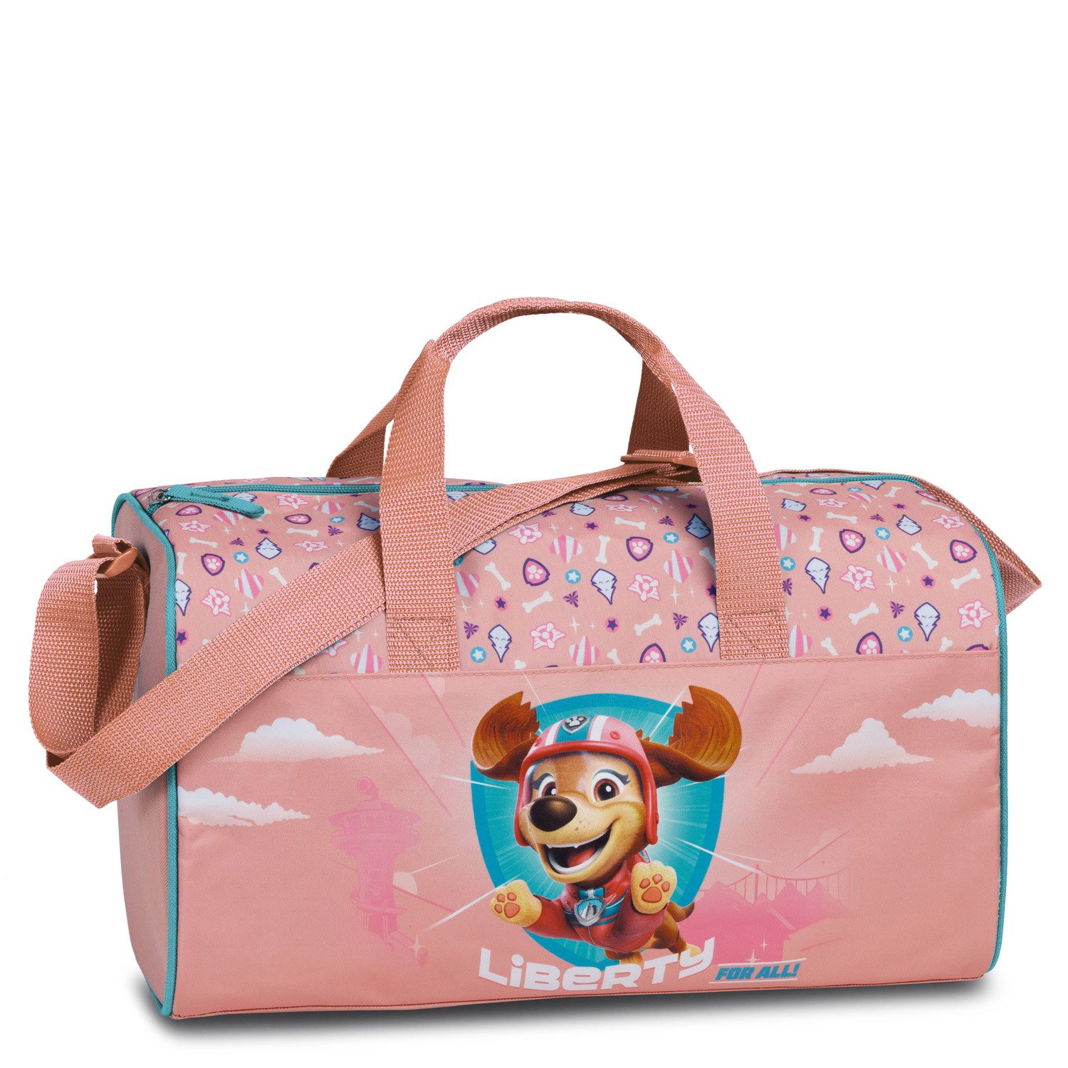 Antonio Reisetasche Fabrizio Kindersporttasche Paw Patrol Rosa