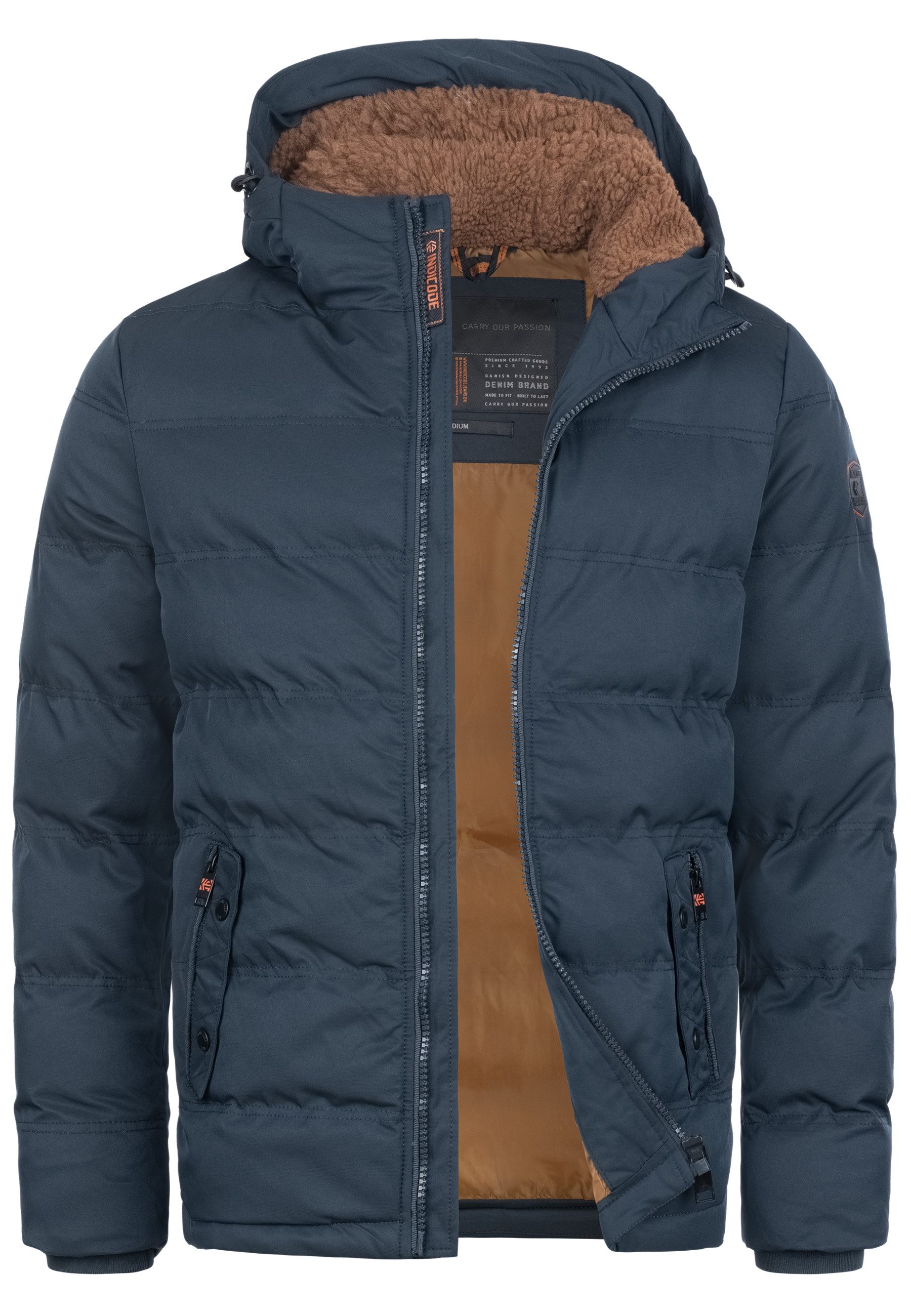Indicode Steppjacke Herren Nemos Herrenjacke Daunen-Optik günstig online kaufen