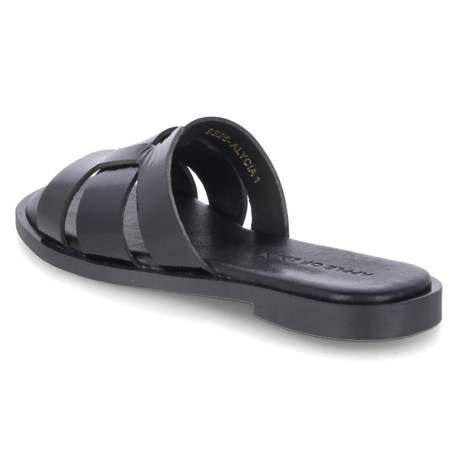 Apple of Eden Apple of Eden Alycia 1 black Damen Lackleder black Pantolette