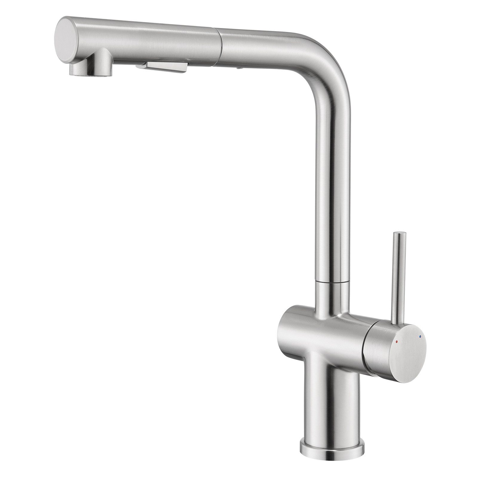 WOOHSE Spültischarmatur Hochdruck Wasserhahn Küche Ausziehbar günstig online kaufen
