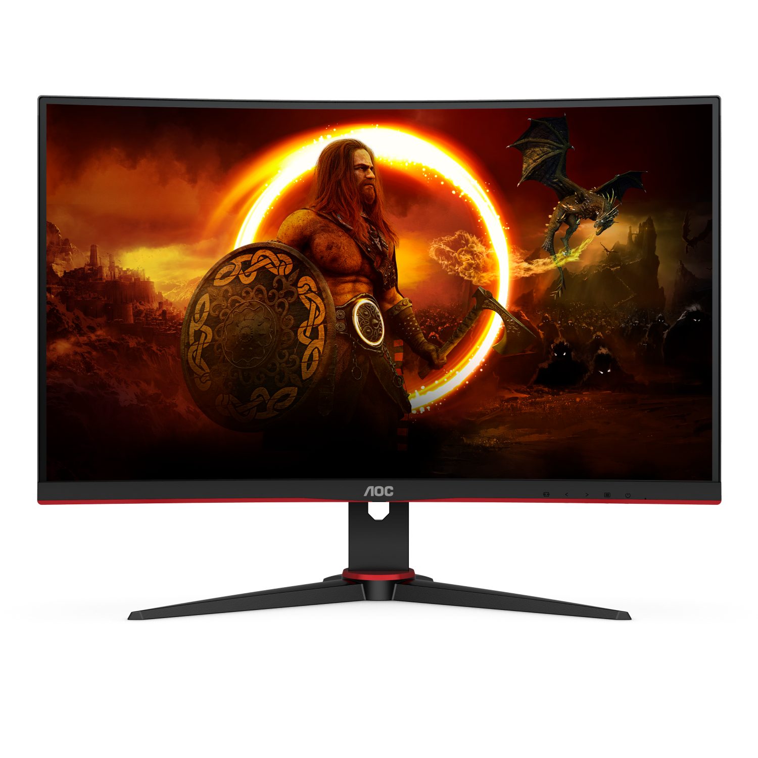 AOC C27G2E/BK Gaming-Monitor (68,5 cm/27 ", 1920 x 1080 px, FHD, 1 ms Reaktionszeit, 165 Hz, VA LED)