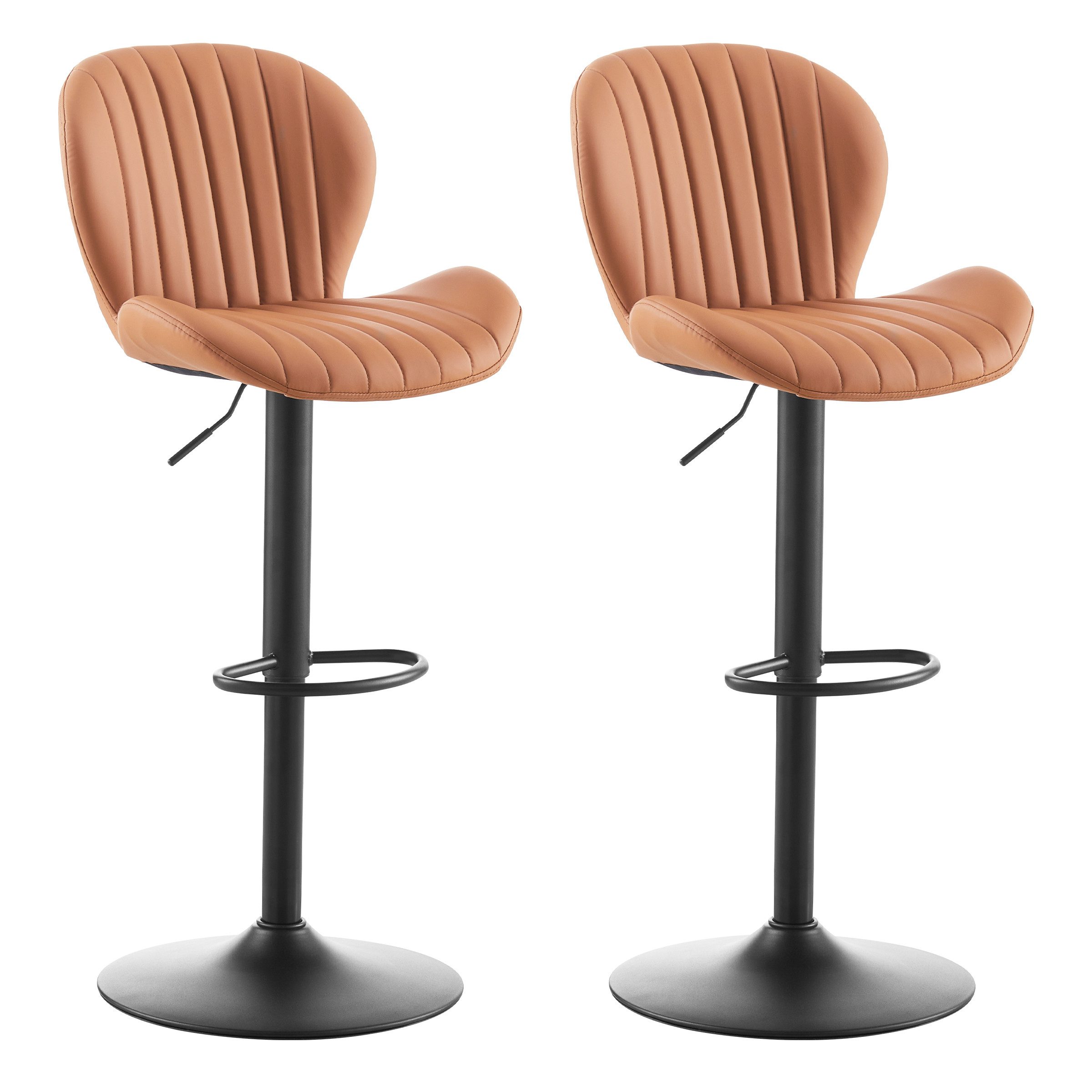 Ofcasa Barhocker Muschelförmige Barstuhl (2er Set), günstig online kaufen