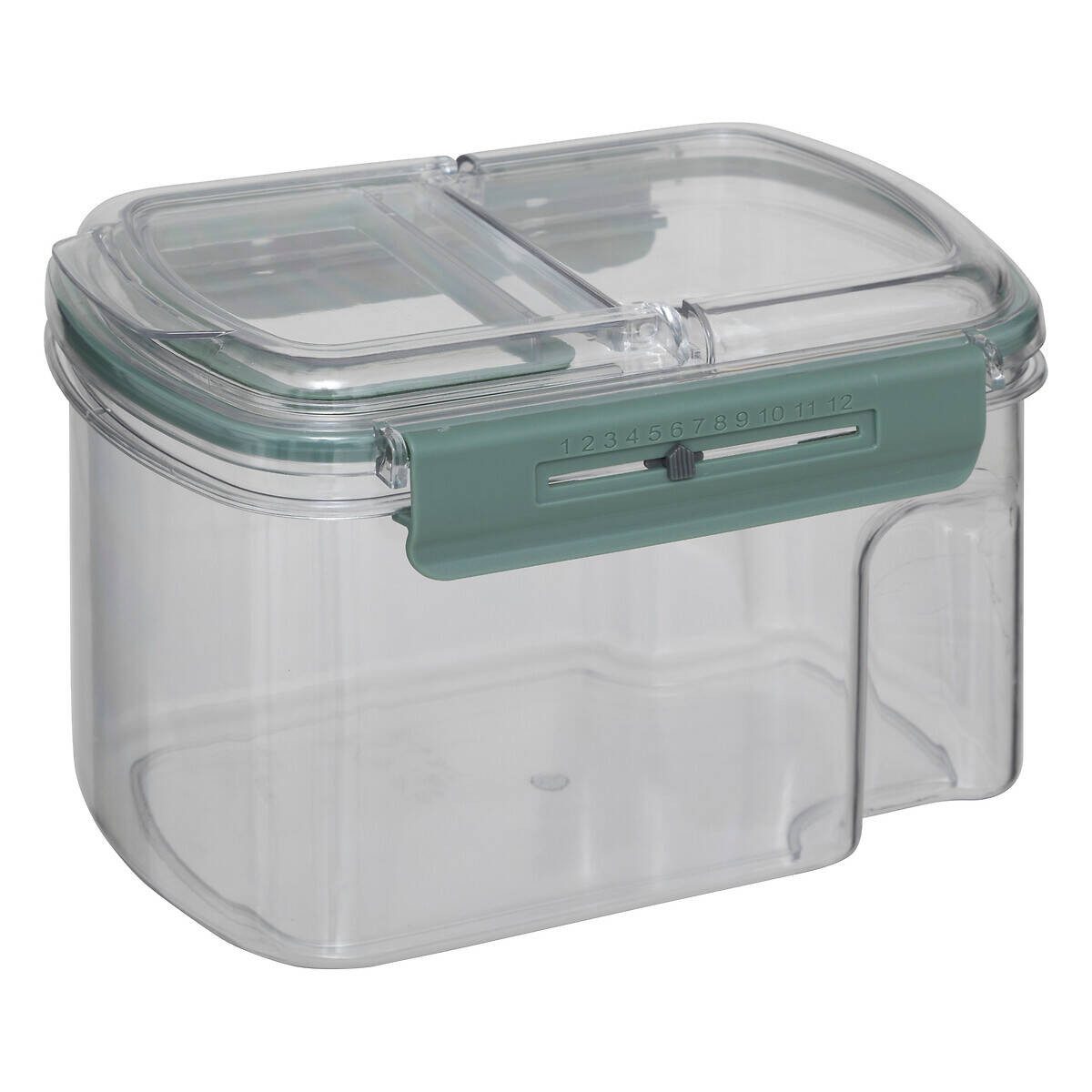 5five Simply Smart Vorratsdose Luftdichter Lebensmittelbehälter PP NEO mit Datumsanzeige, 1500 ml, Kunststoff, (einzeln, einzeln)
