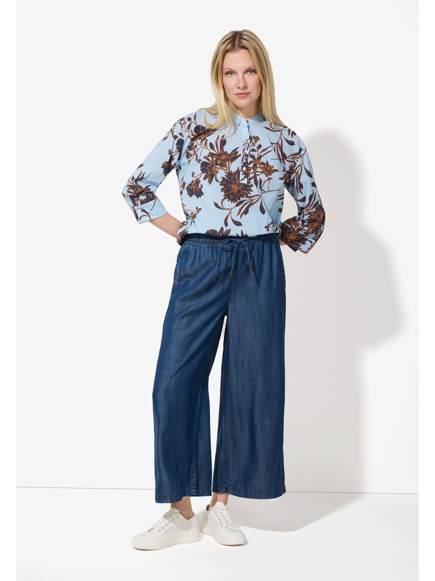 MORE&MORE Klassische Bluse Printbluse günstig online kaufen