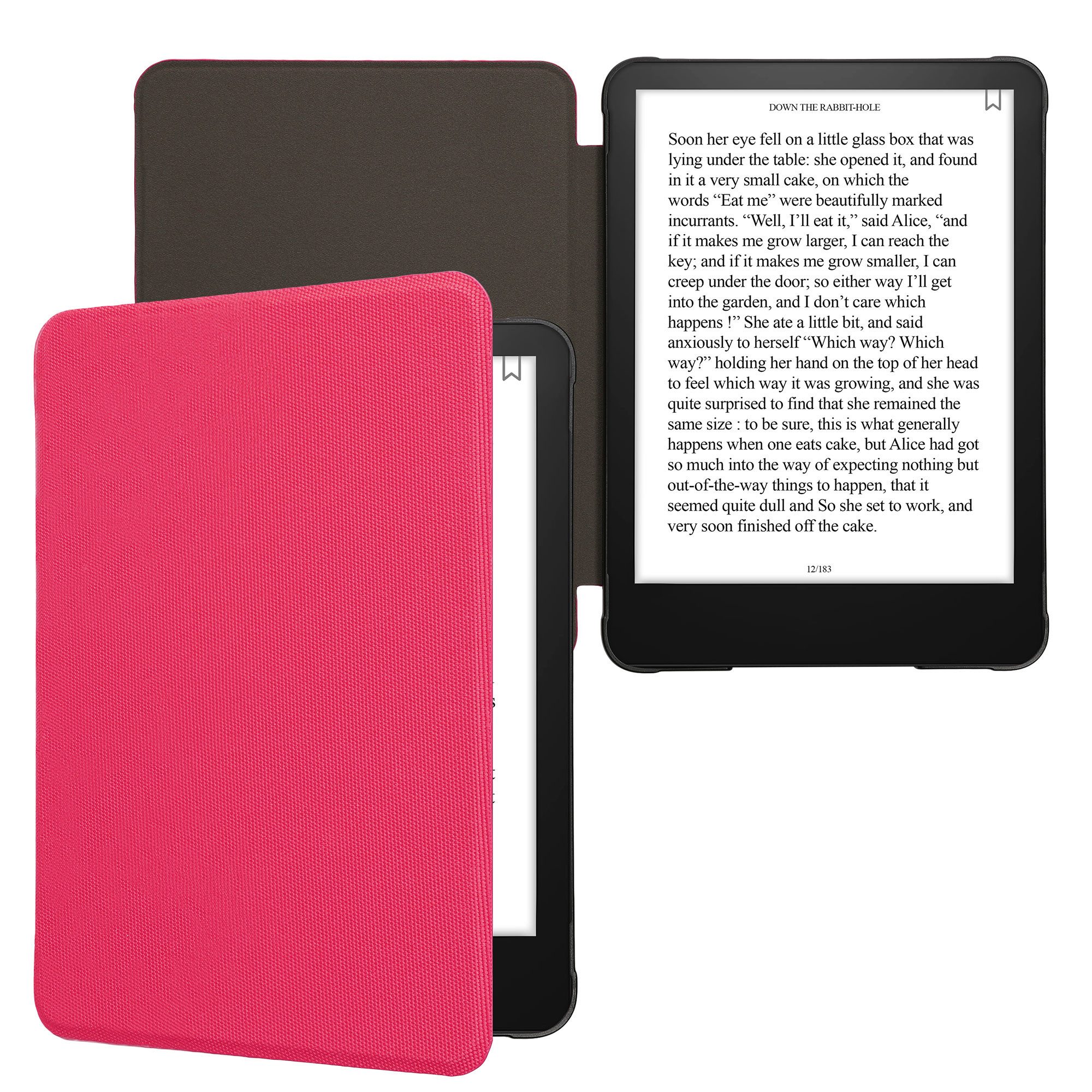 kwmobile E-Reader-Hülle Hülle für Amazon Kindle Paperwhite (2024)/Colorsoft, Nylon eReader Schutzhülle Cover Case