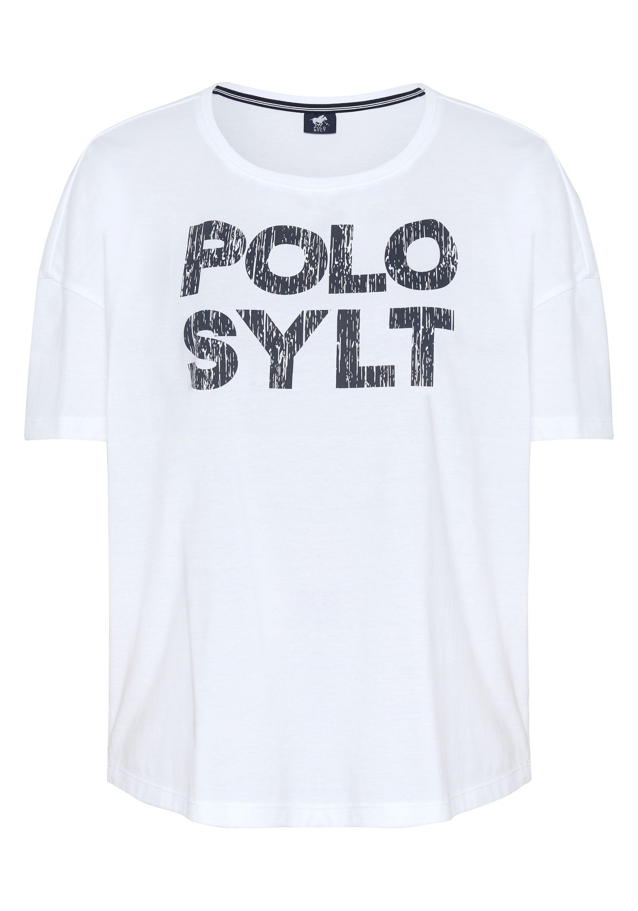 Polo Sylt Print-Shirt mit Pigment-Print im günstig online kaufen