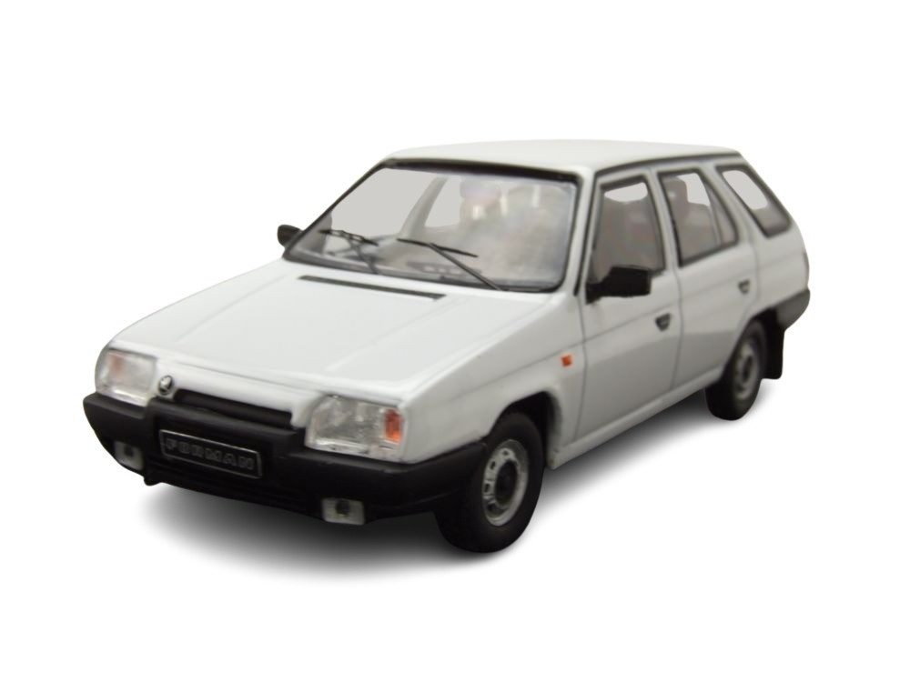 ixo Models Modellauto Skoda Forman 1990 weiß, Maßstab 1:43