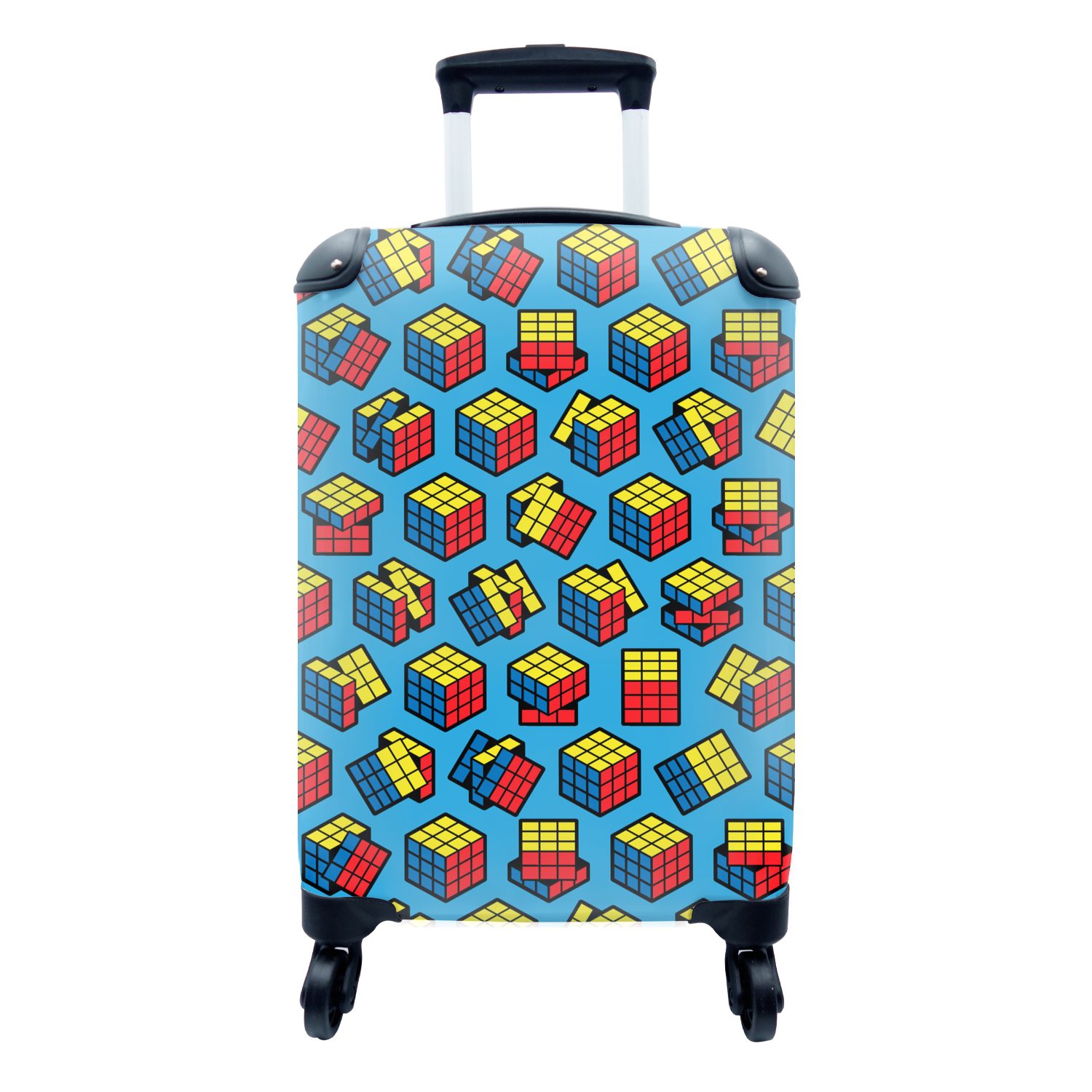 Handgepäckkoffer Muster - Rubiks cube - CubePatrone - Jungen - Kinder - Kidsn
