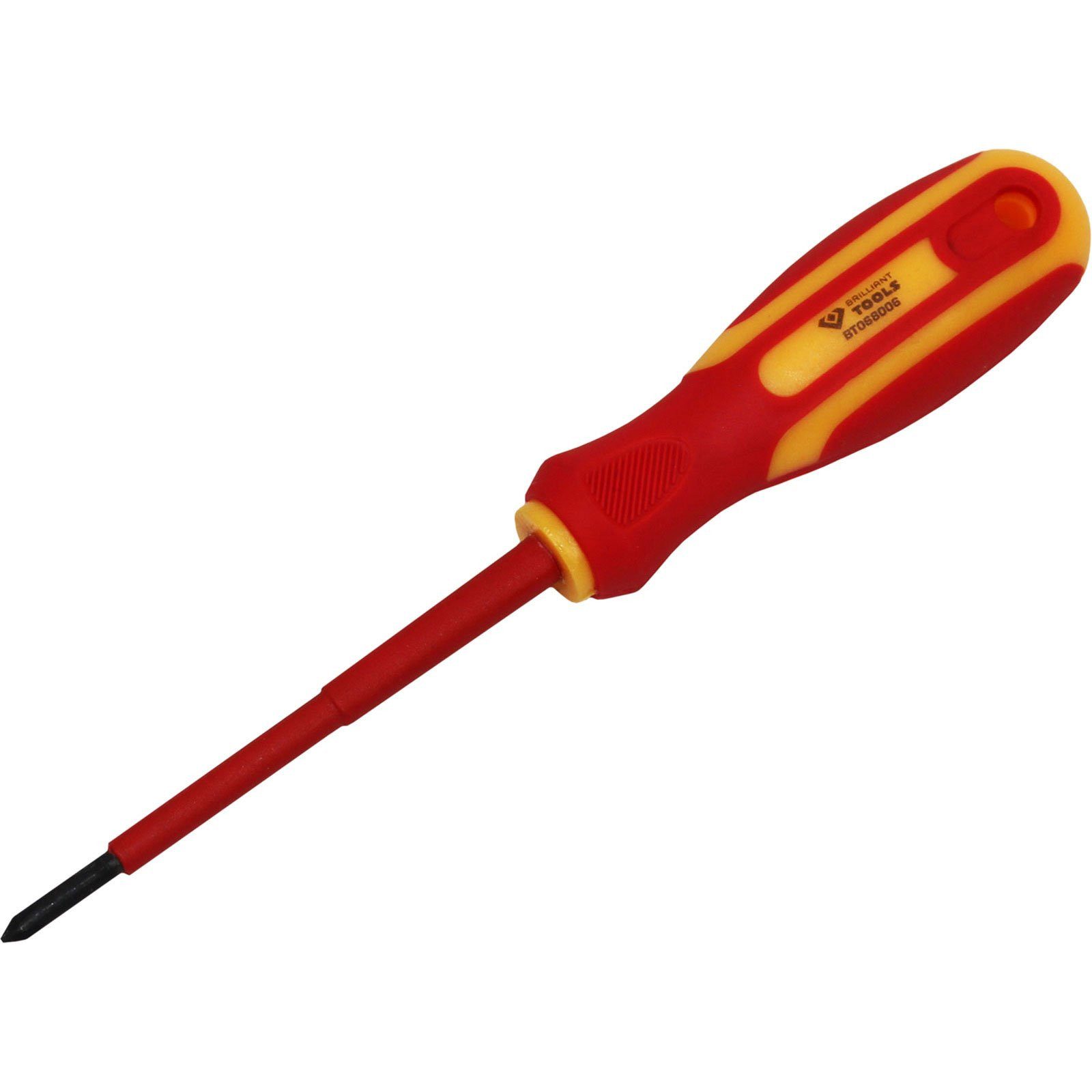 Brilliant Tools Schraubendreher BRILLIANT TOOLS VDE Schraubendreher PH Phillips PH0 x 75 mm - BT0...