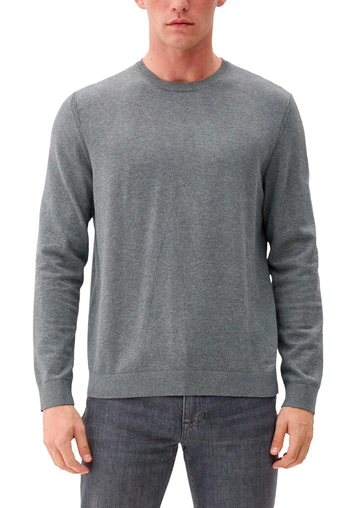 s.Oliver Strickpullover grau