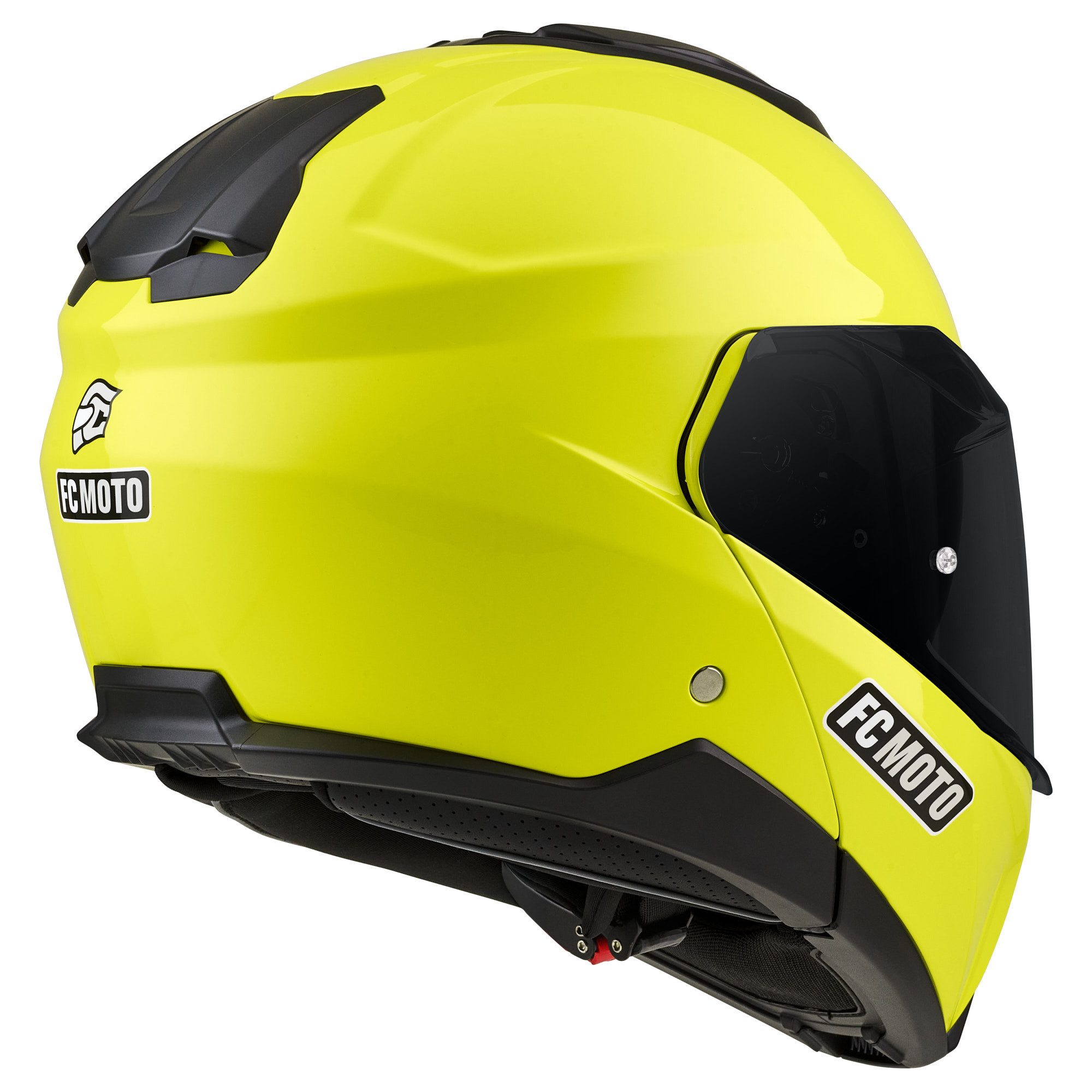 FC-Moto Motorradhelm G-362S Klapphelm, vorbereitet für Pinlockscheibe,herausnehmbares Innenfutter,integr