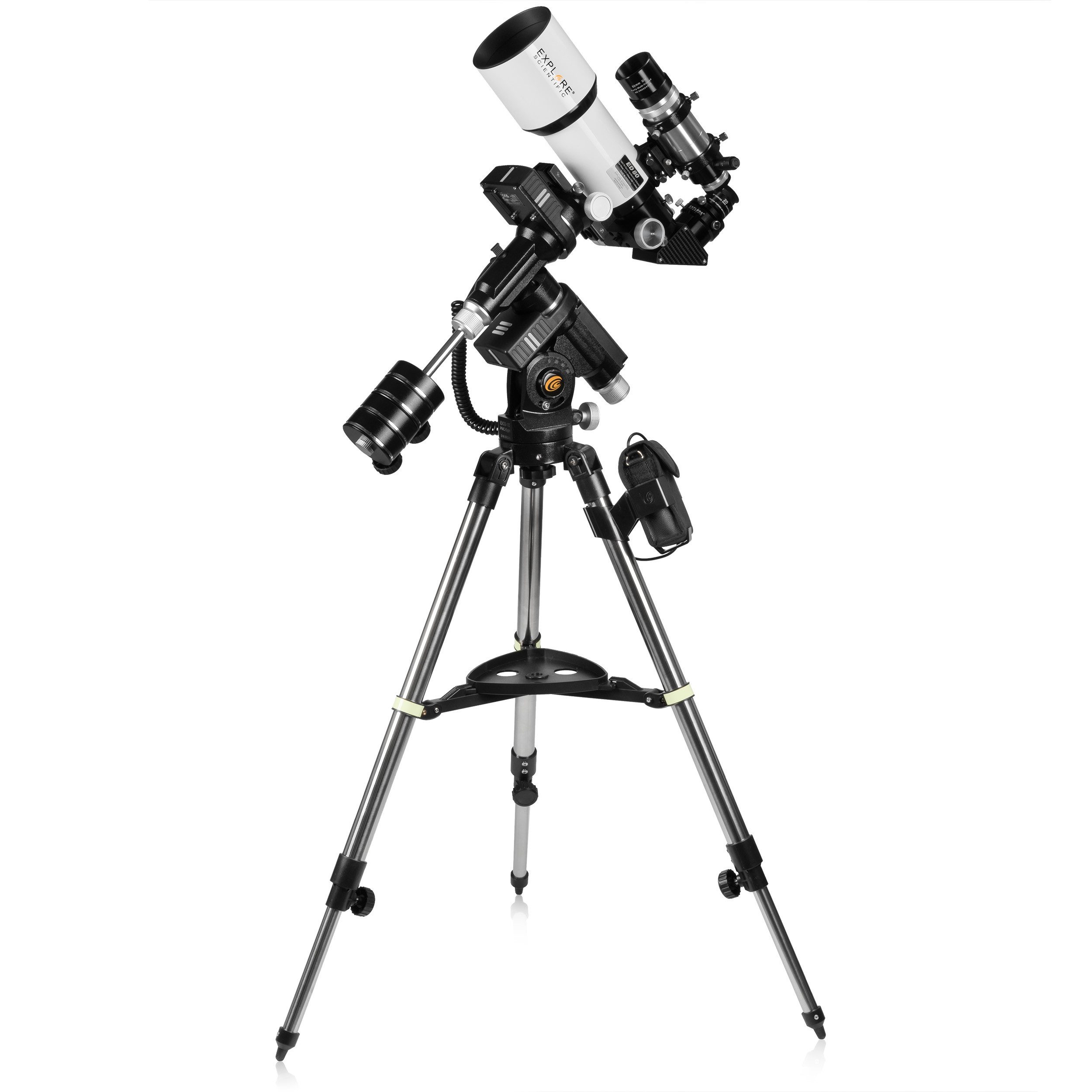 Teleskop EXPLORE SCIENTIFIC ED80 APO iEXOS-100 PMC-Eight GoTo Teleskop-Set