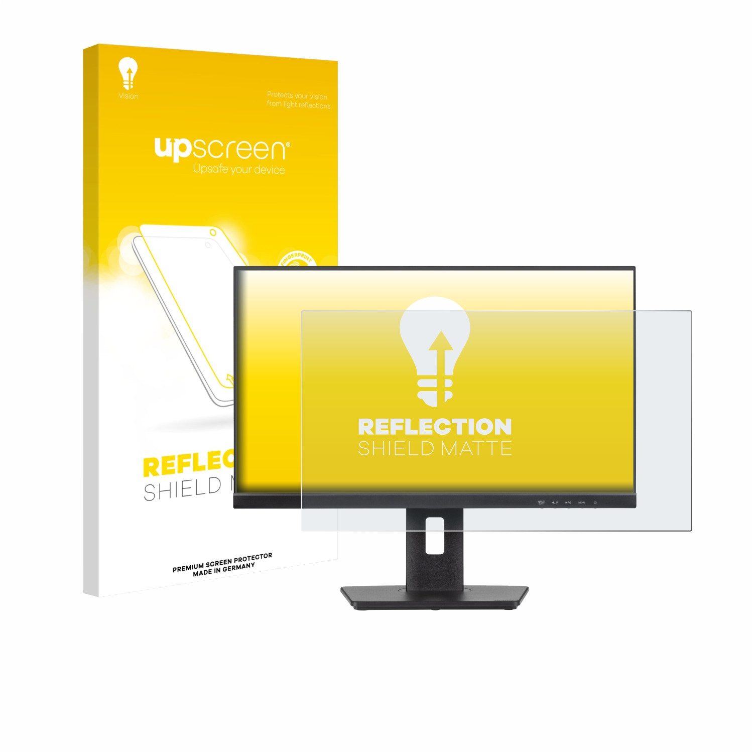 upscreen Displayschutzfolie Schutzfolie für Iiyama ProLite XUB2493HS-B6, Displayschutz Schutz Folie Matt Entspiegelungsfolie