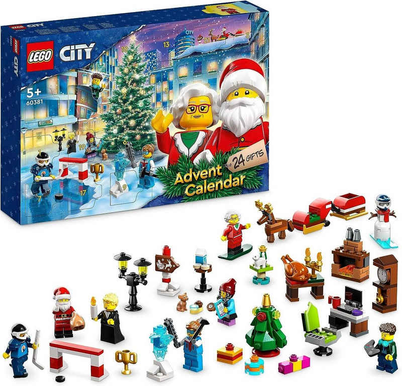 LEGO® Spielzeug-Adventskalender LEGO City Adventskalender 2023, Weihnachtskalender 2023