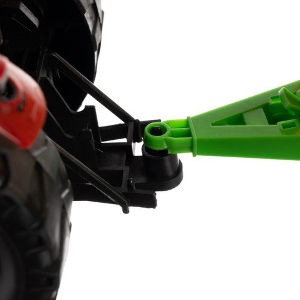 KRUZZEL Spielzeug-Traktor Traktor Ackerschlepper, (Spar-Set, 1-tlg., hochwertig pädagogisch), verfügt über eine Kipping-Funktion