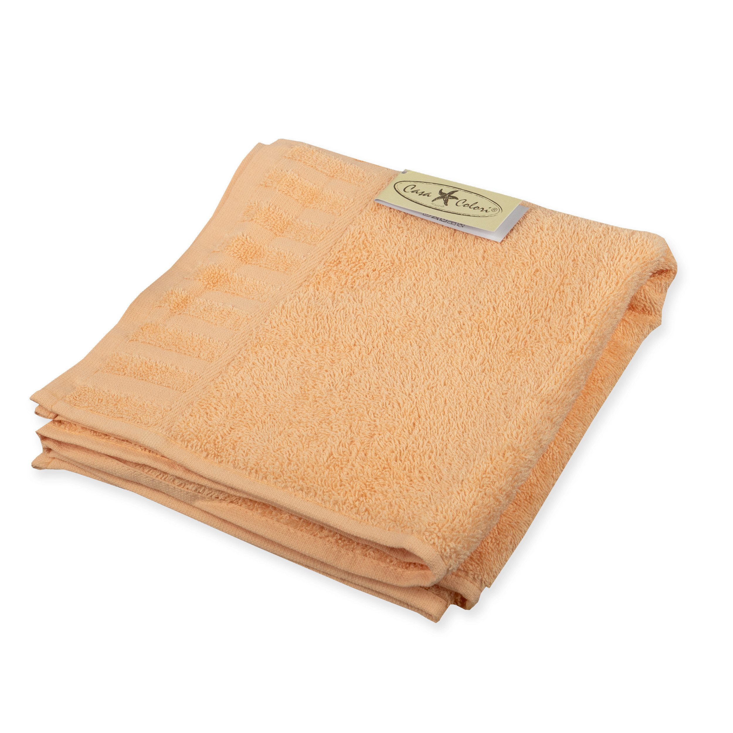 Casa Colori Handtuch Uni, Frottier (1-St), günstig online kaufen