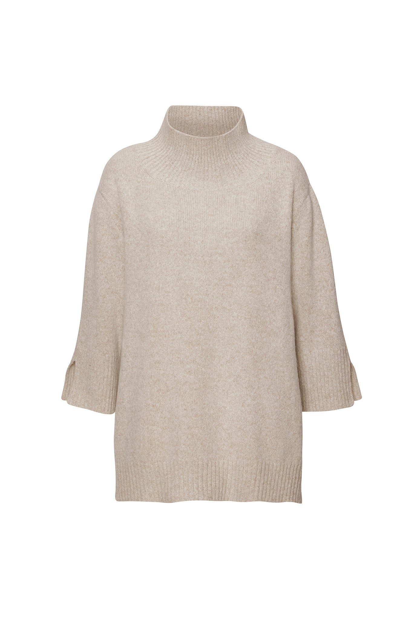 DAINIKA Kaschmirpullover Edler Damen Kaschmirpullover mit Merinoanteil im Oversized-Look Warmweicher Damen Strickpullover für kalte Tage