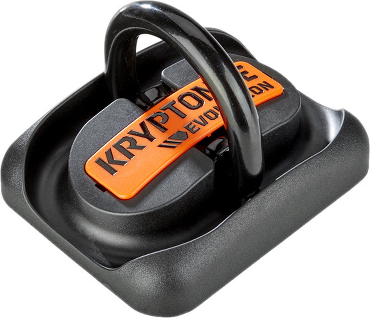 Kryptonite Wandanker Evolution Boden-/Wandanker - Stahlbügel - 14 mm - Schwarz/Silber, (1-St)