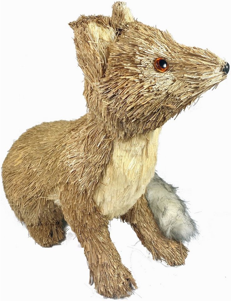 Tierfigur »Fuchs« (1 Stück), aus Bast und Kunstpelz-kaufen