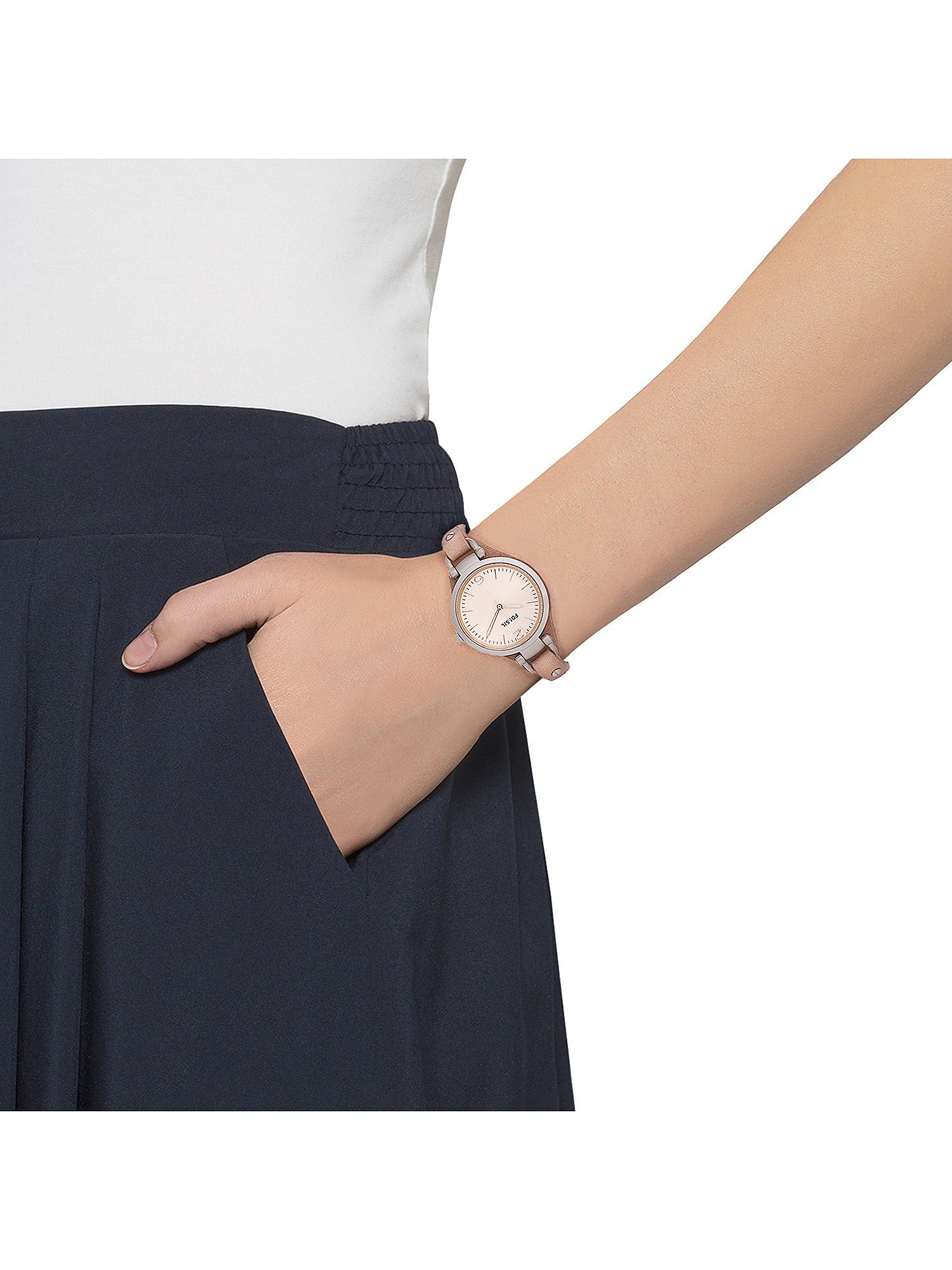 Fossil Quarzuhr Fossil Damen-Uhren Analog Quarz