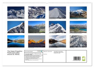 CALVENDO Wandkalender The Upper Engadine (Premium-Calendar 2023 DIN A2 Landscape)